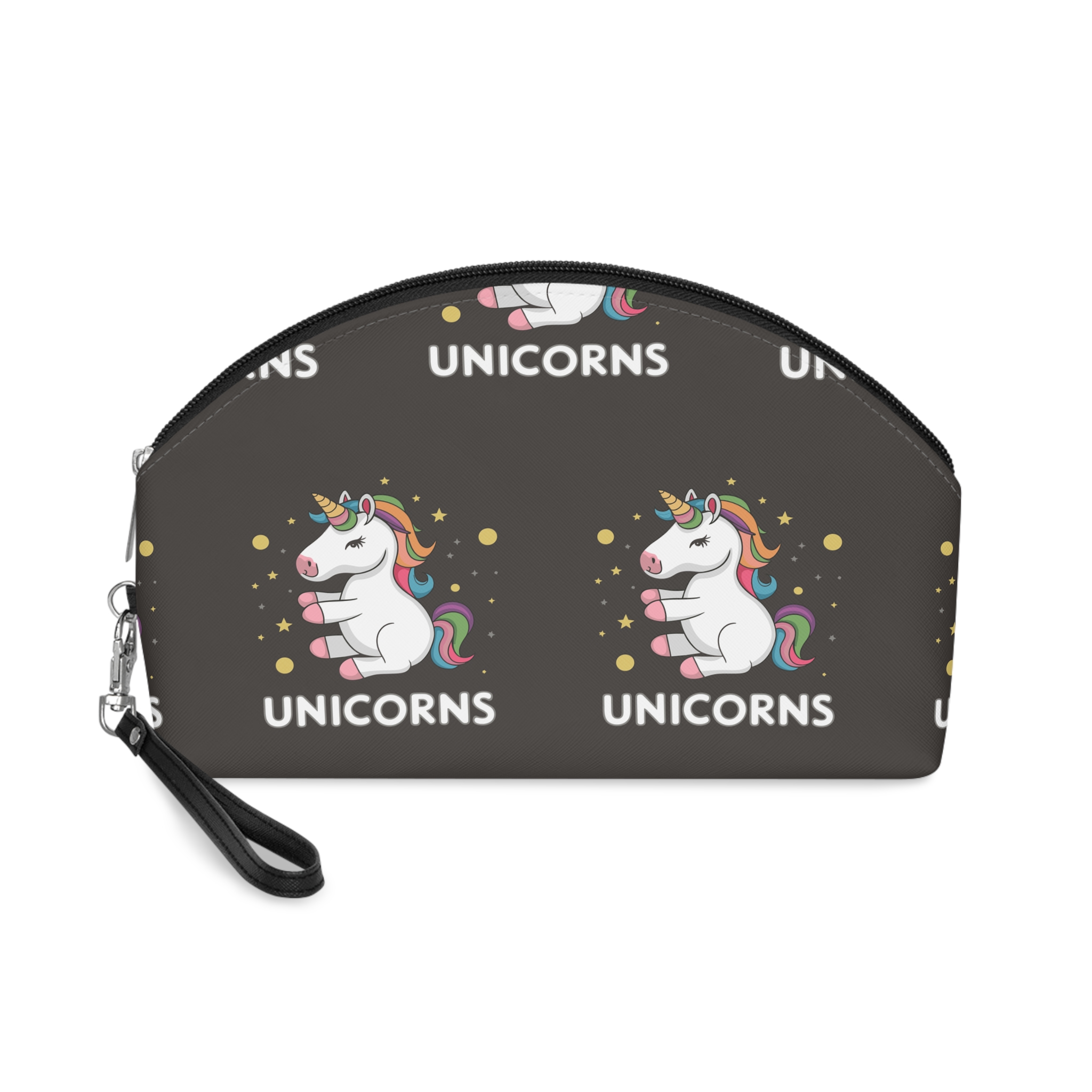 Cute Unicorn Illustration T Shirt Design Unicorn Vector Unicorn Princess Cartoon Vector Makeup Bag