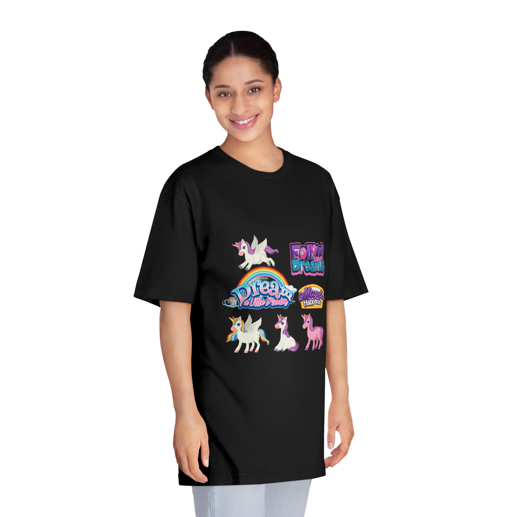 Unicorn V744 Unisex Classic Crewneck T Shirt - Image 7