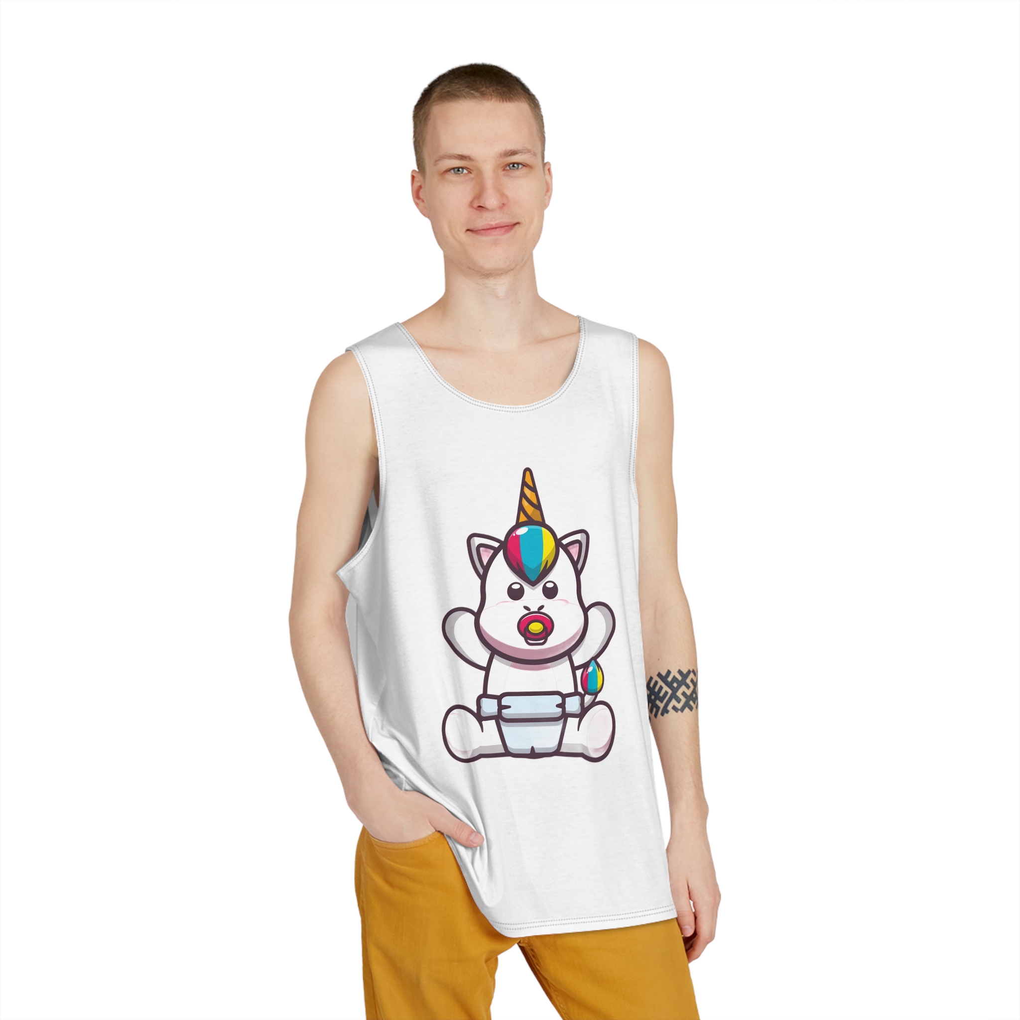 Unicorn V644 Mens Tank Aop - Image 3