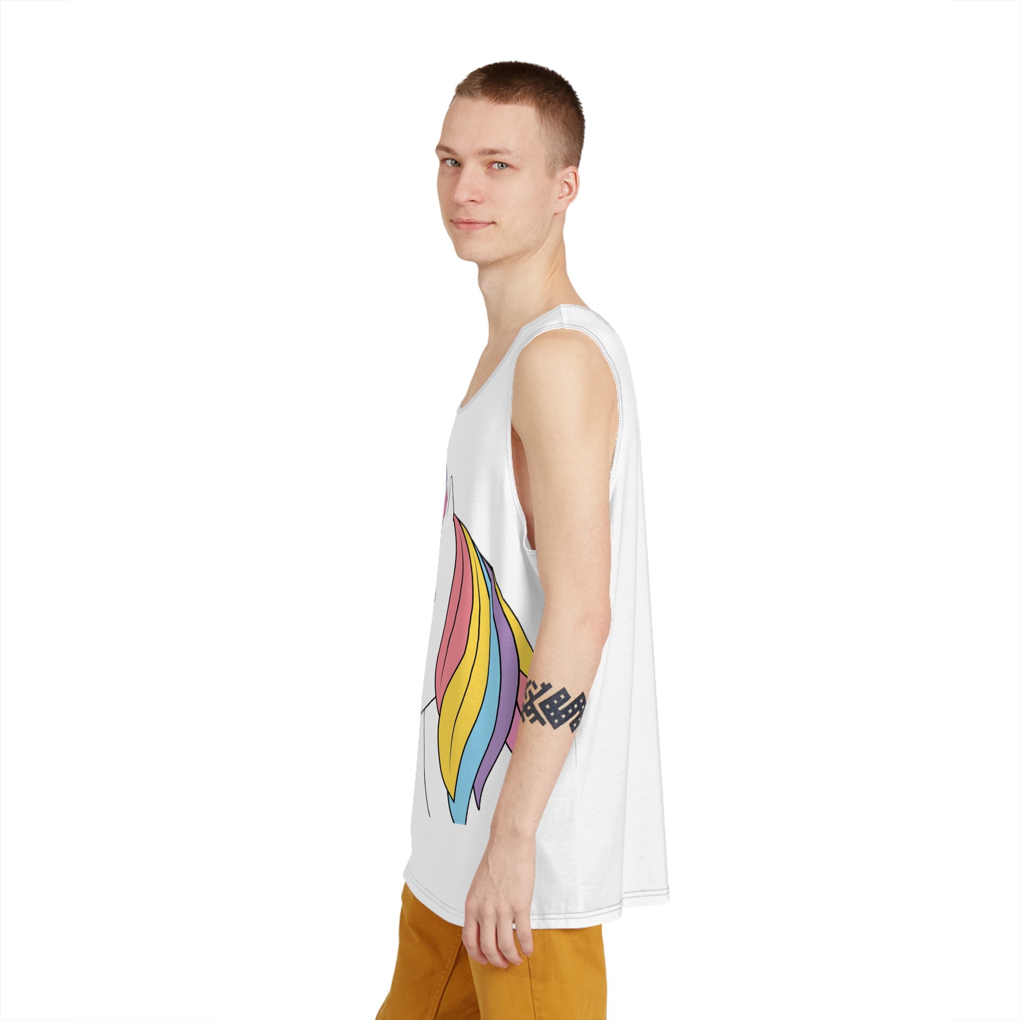 Beautiful Unicorn Copia Mens Tank Aop