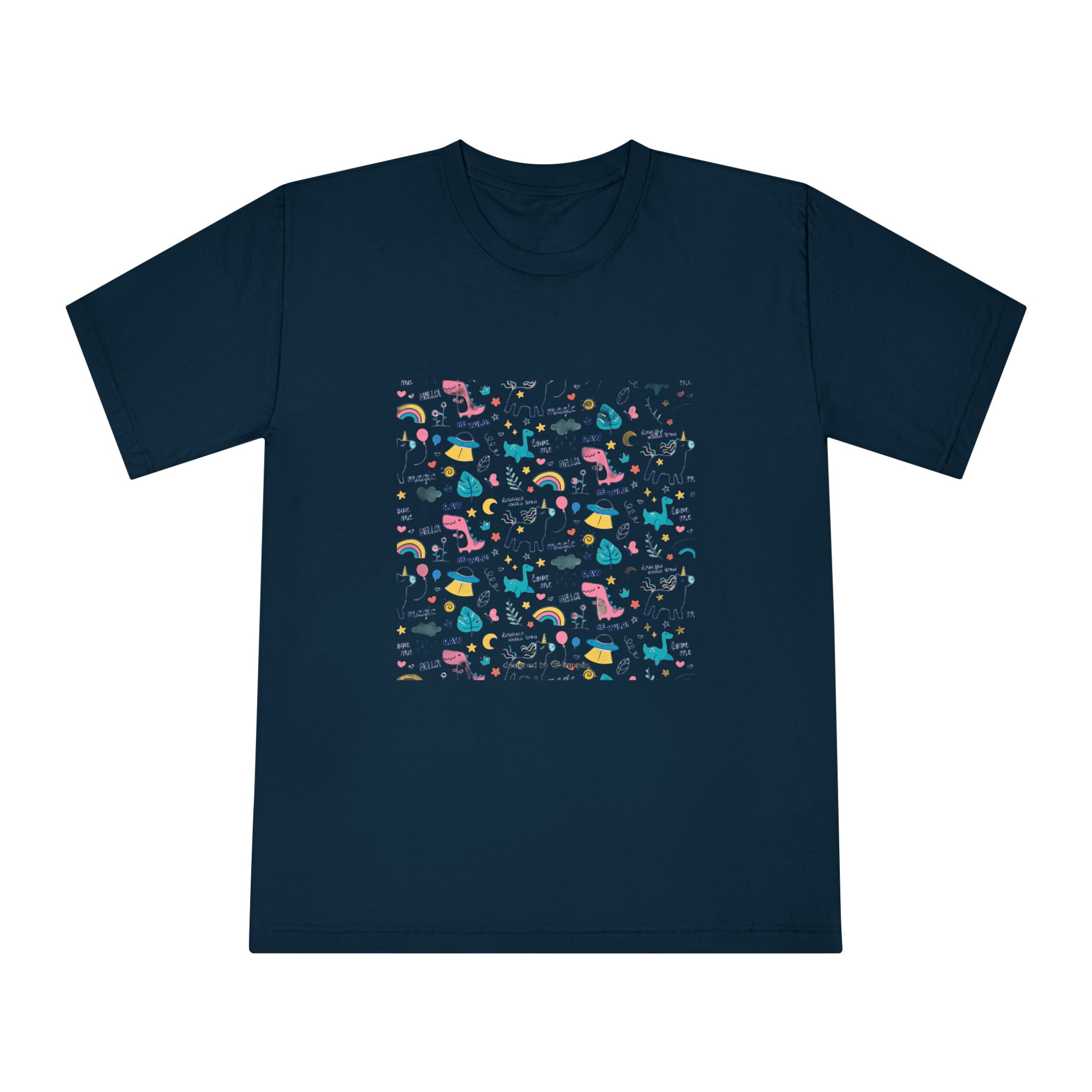 Unicorn V156 Unisex Classic Crewneck T Shirt - Image 17