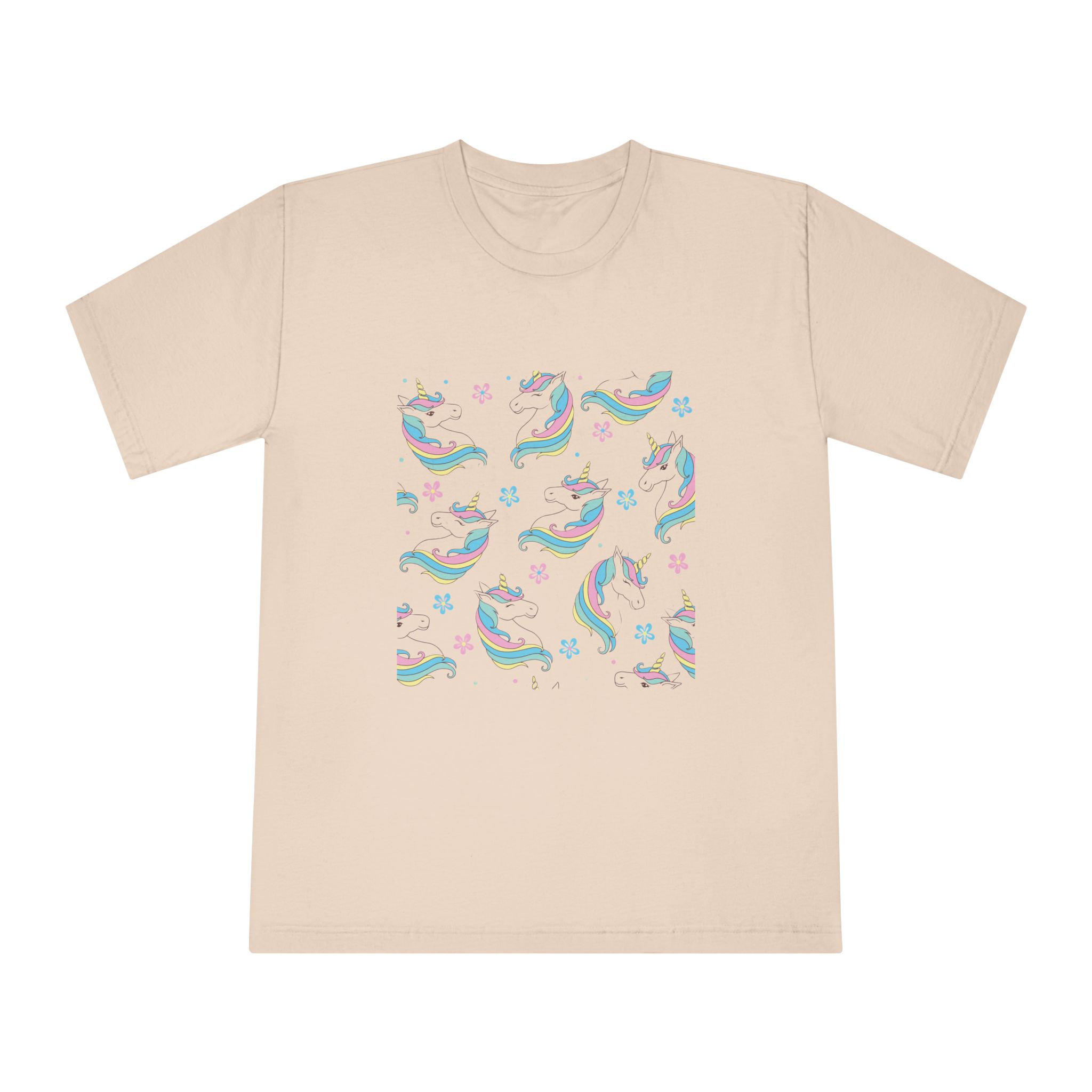 Unicorn Pattern Copia Unisex Classic Crewneck T Shirt - Image 9