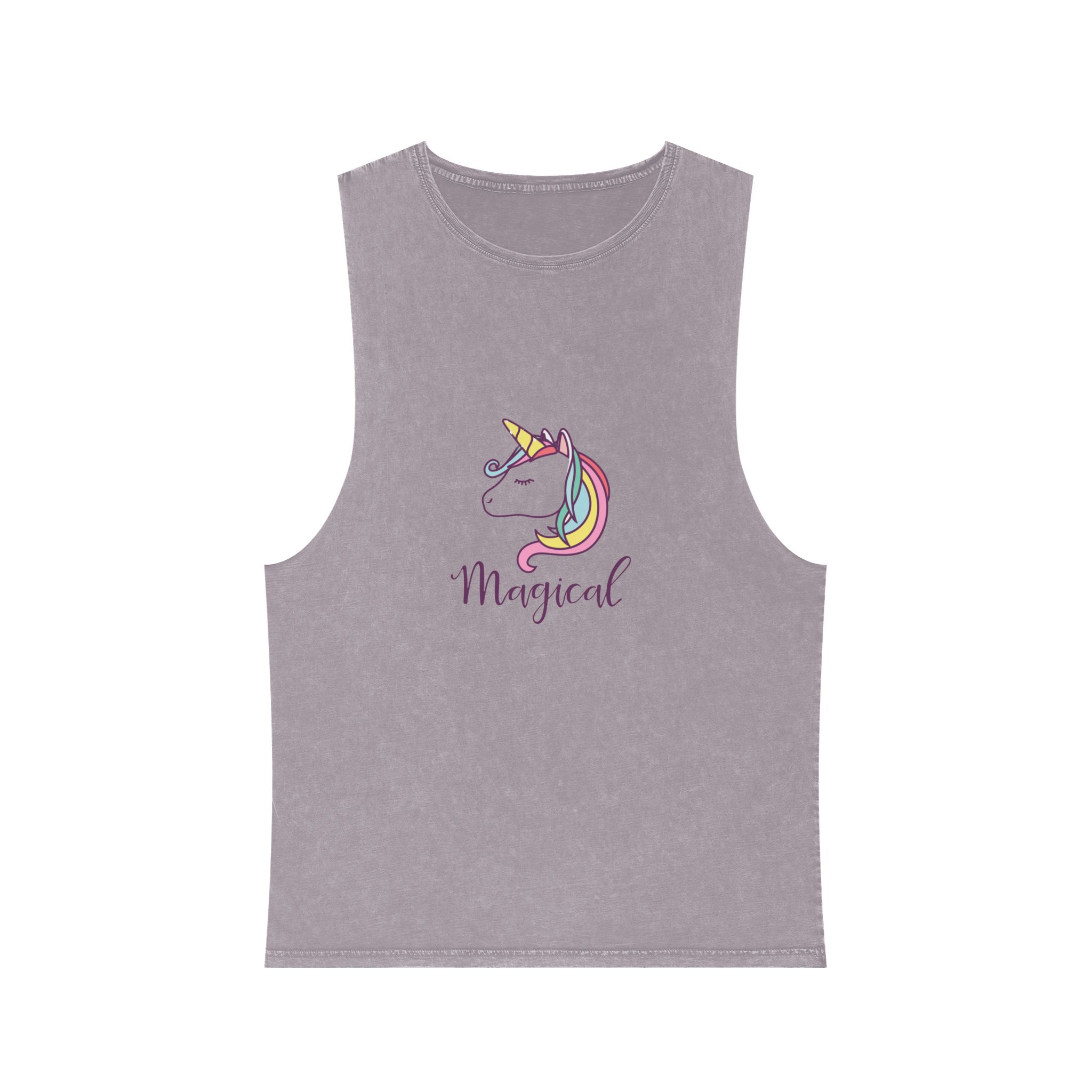 Onh2i80 Unisex Stonewash Tank Top - Image 17