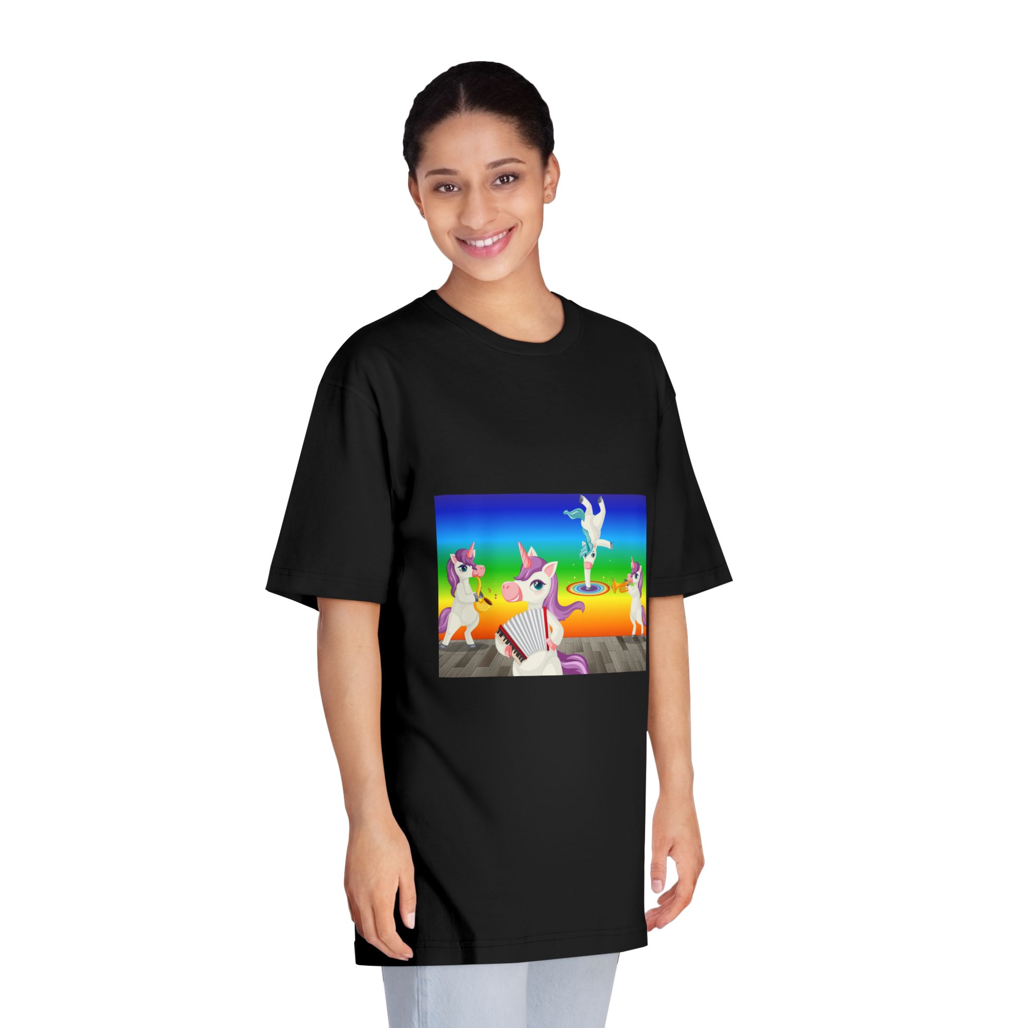 Unicorn V704 Unisex Classic Crewneck T Shirt - Image 7