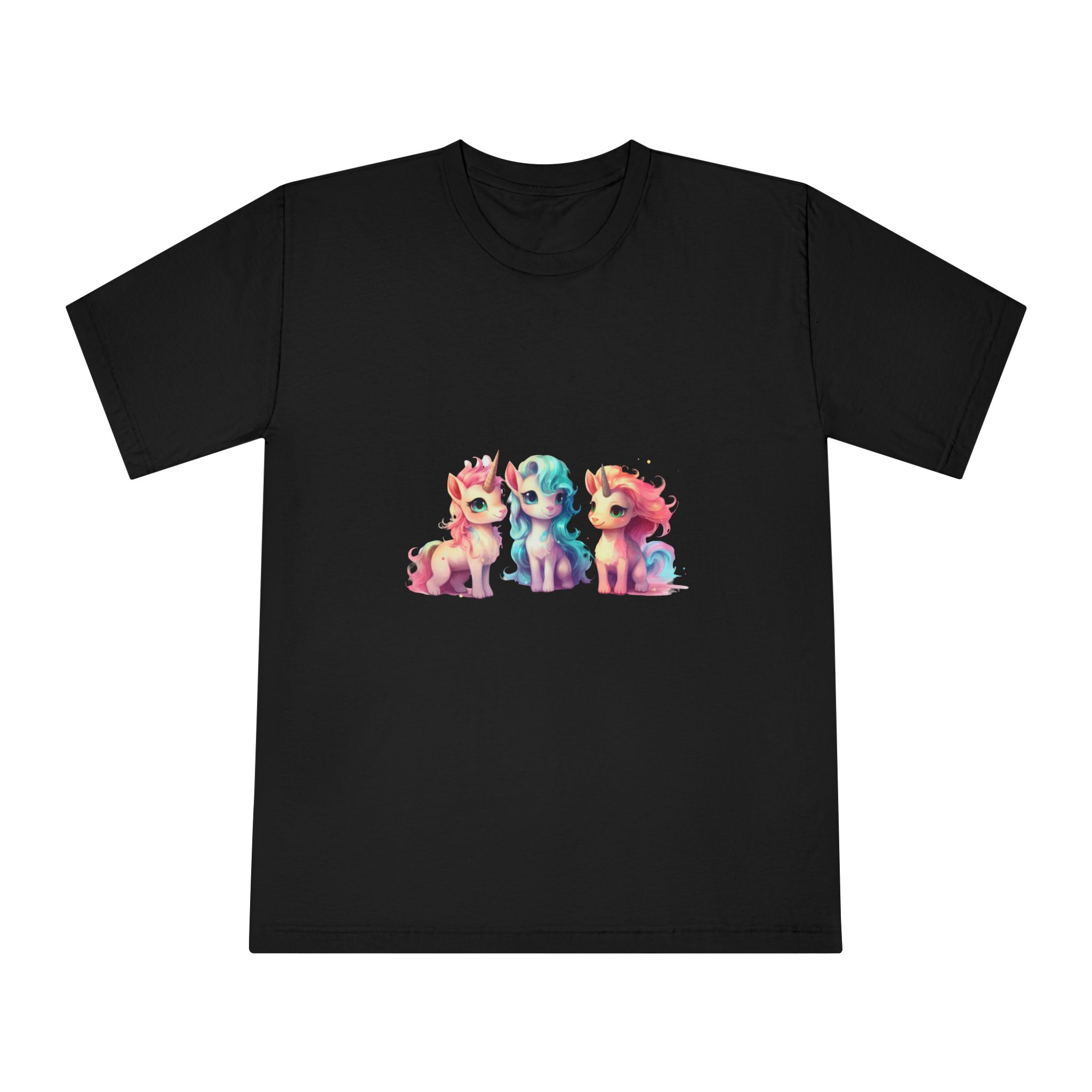 Unicorns 382 Unisex Classic Crewneck T Shirt - Image 5