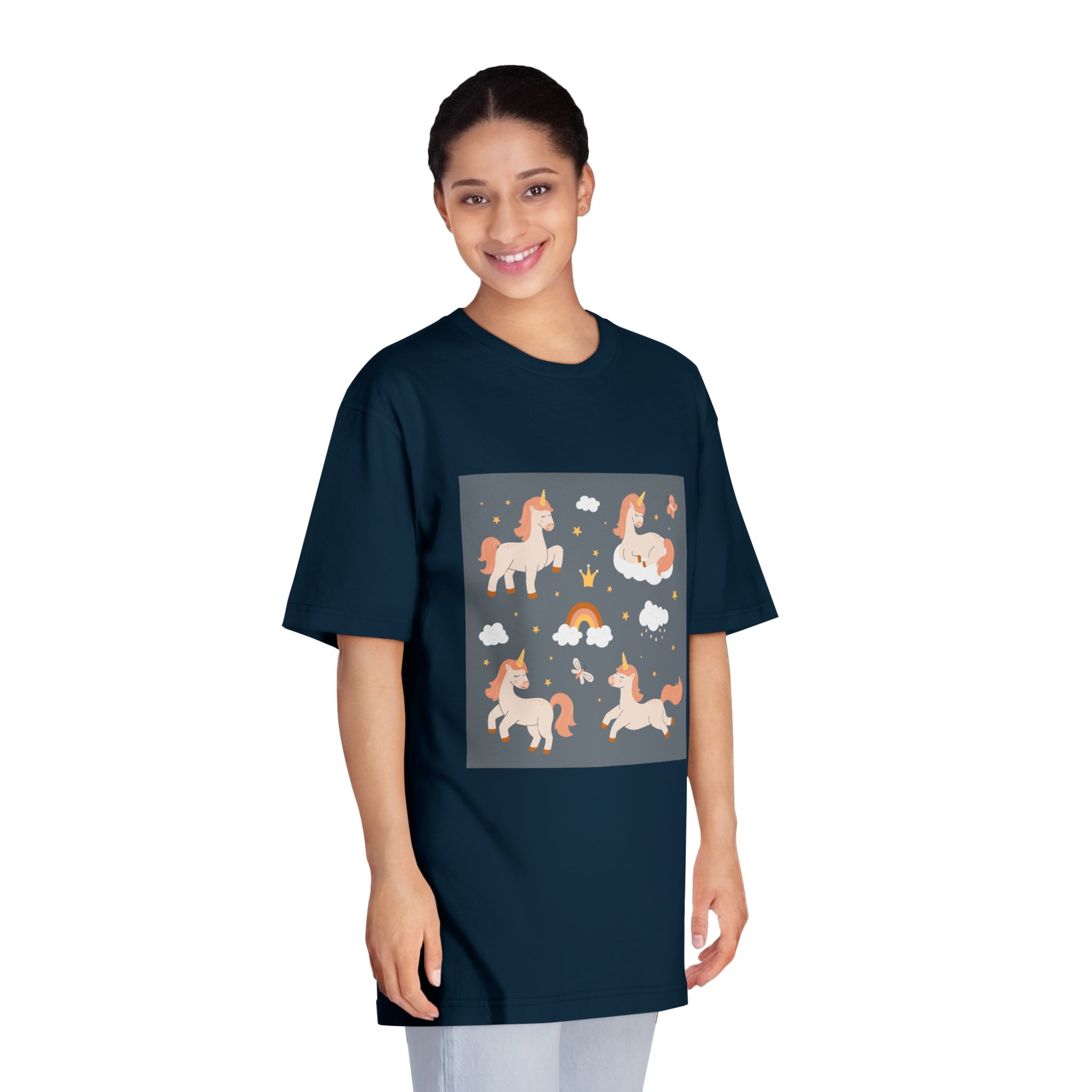 Unicorn V799 Unisex Classic Crewneck T Shirt - Image 19