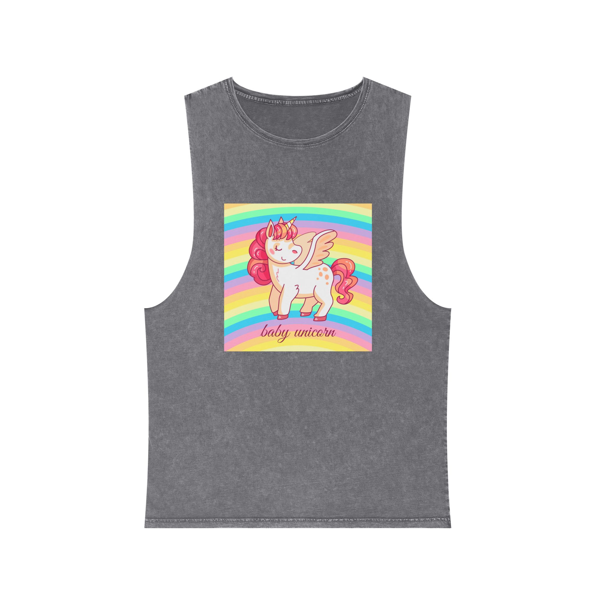 Unicorn V367 Unisex Stonewash Tank Top - Image 9