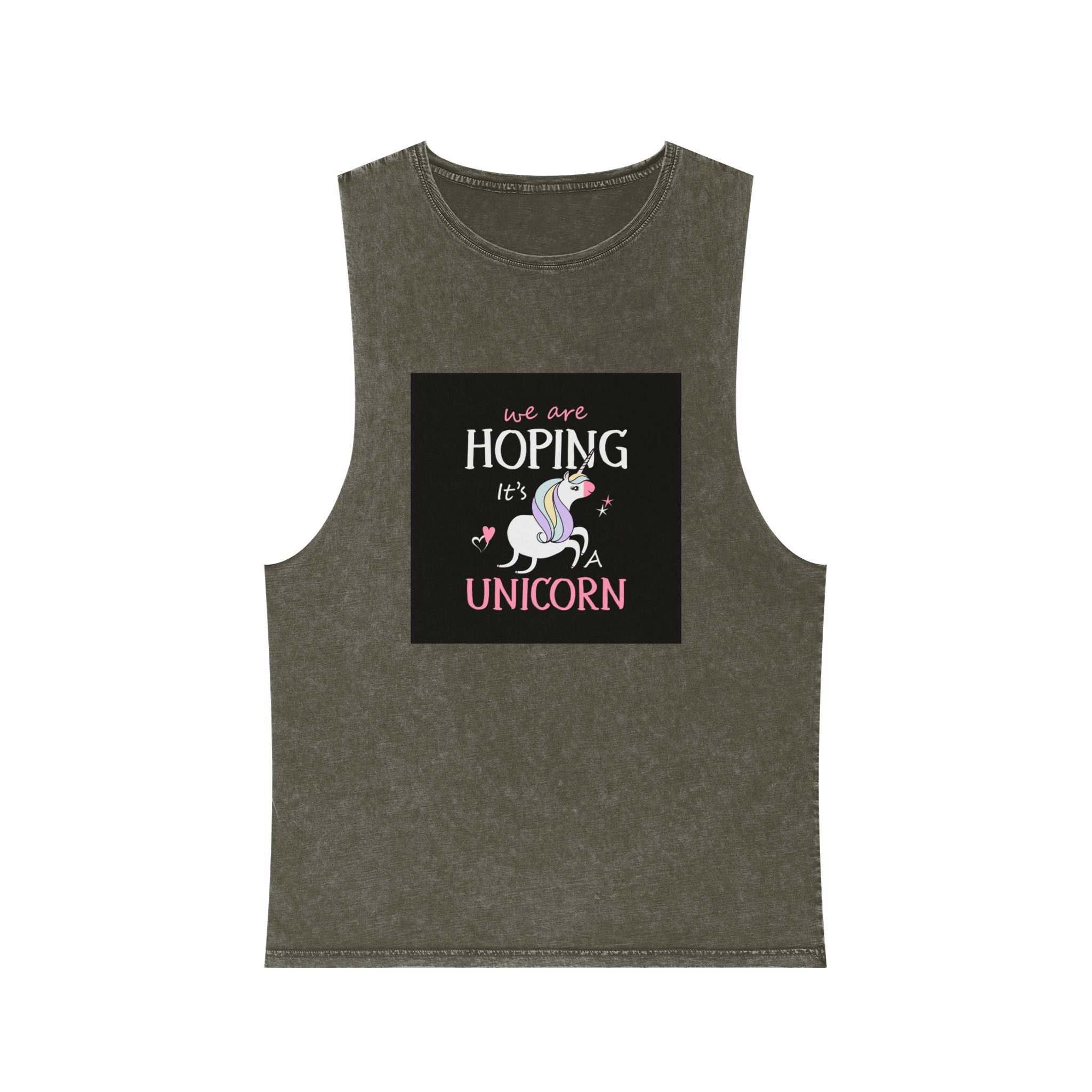 Unicorn 15 Unisex Stonewash Tank Top - Image 5