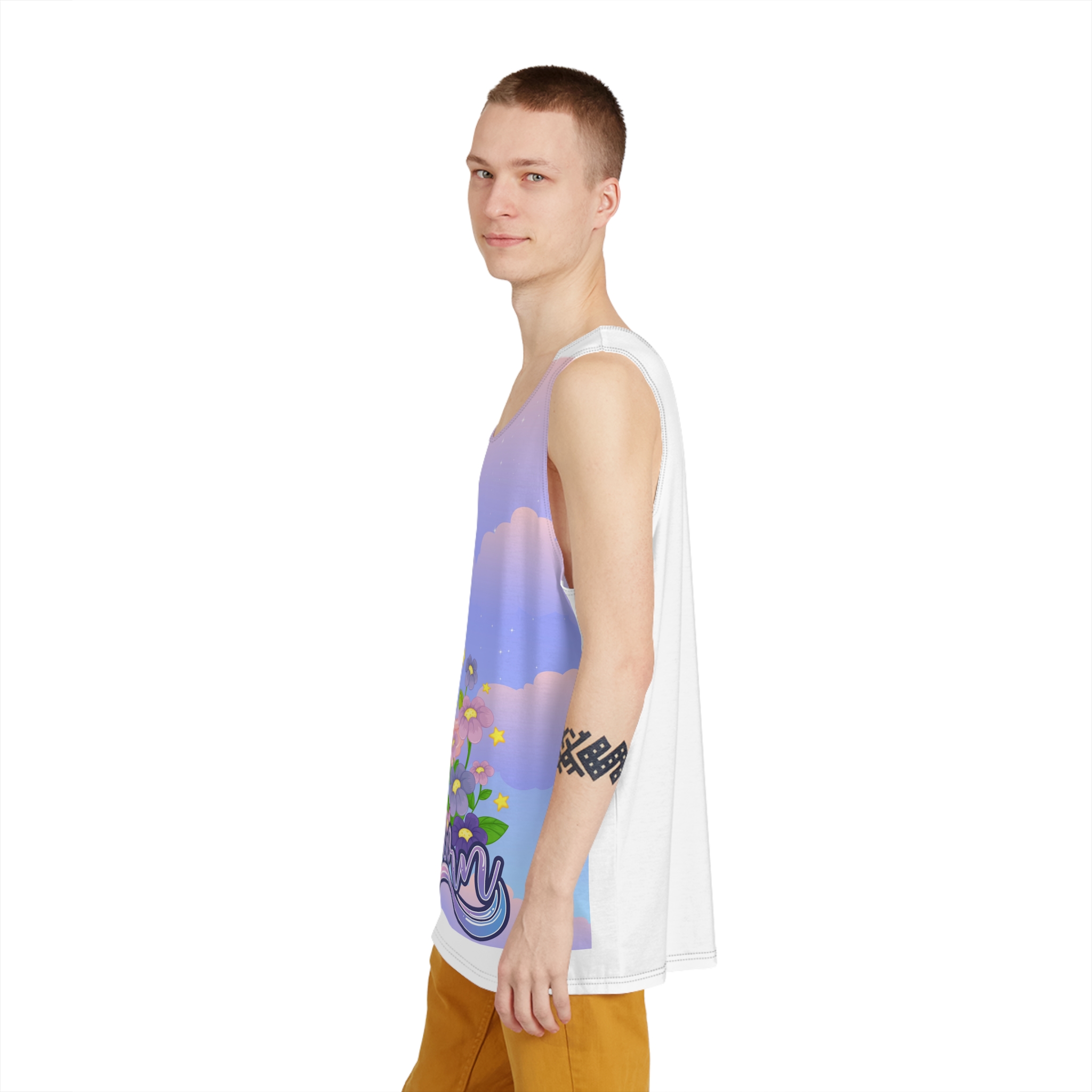 Unicorn V482 Mens Tank Aop