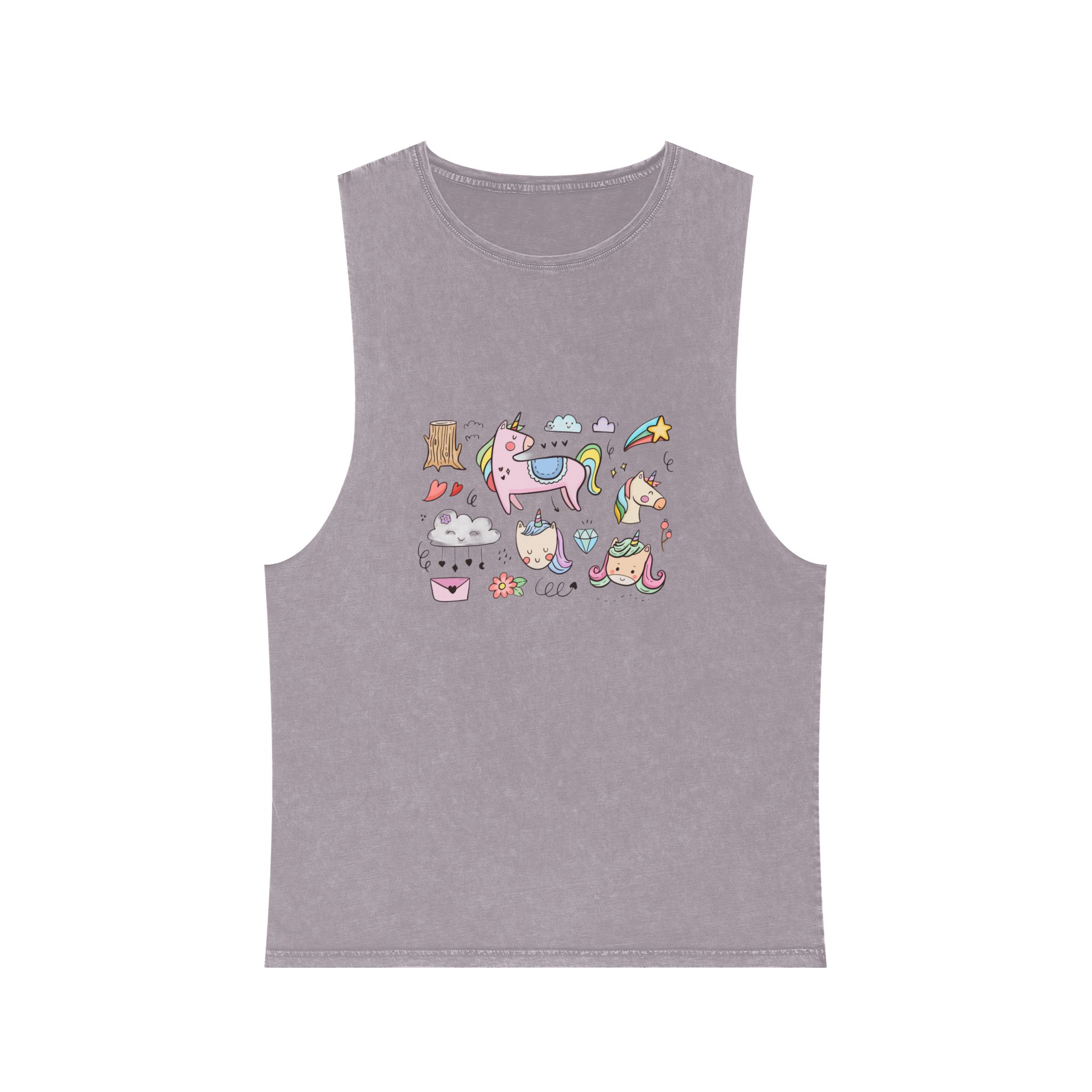 Unicorn V537 Unisex Stonewash Tank Top - Image 17