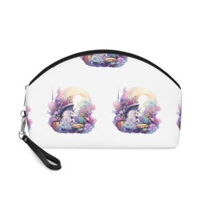 Watercolor Cozy Reading Book Set Hidden Realm Unicorns Fluffy Clipart Tshirt Isolated Makeup Bag
