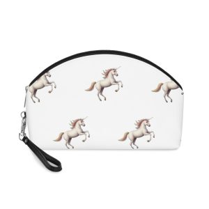 Beautiful Unicorn Running Magical Meadow Unicorn Background Images Whimsical Unicorn (42) Makeup Bag