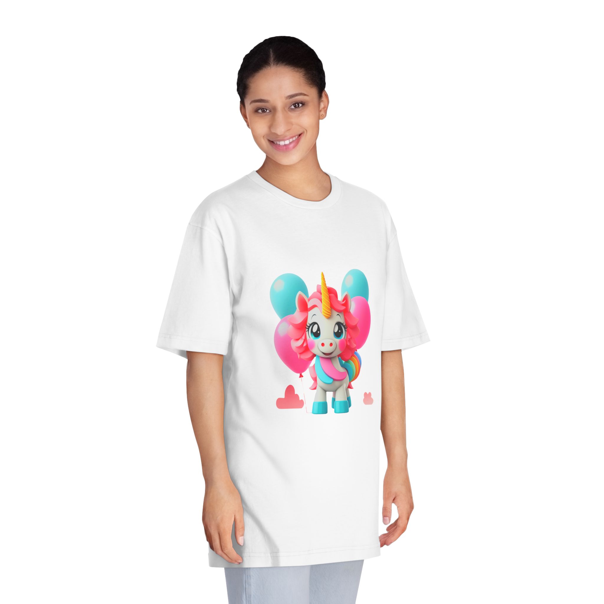 Unicorns 349 Unisex Classic Crewneck T Shirt - Image 3