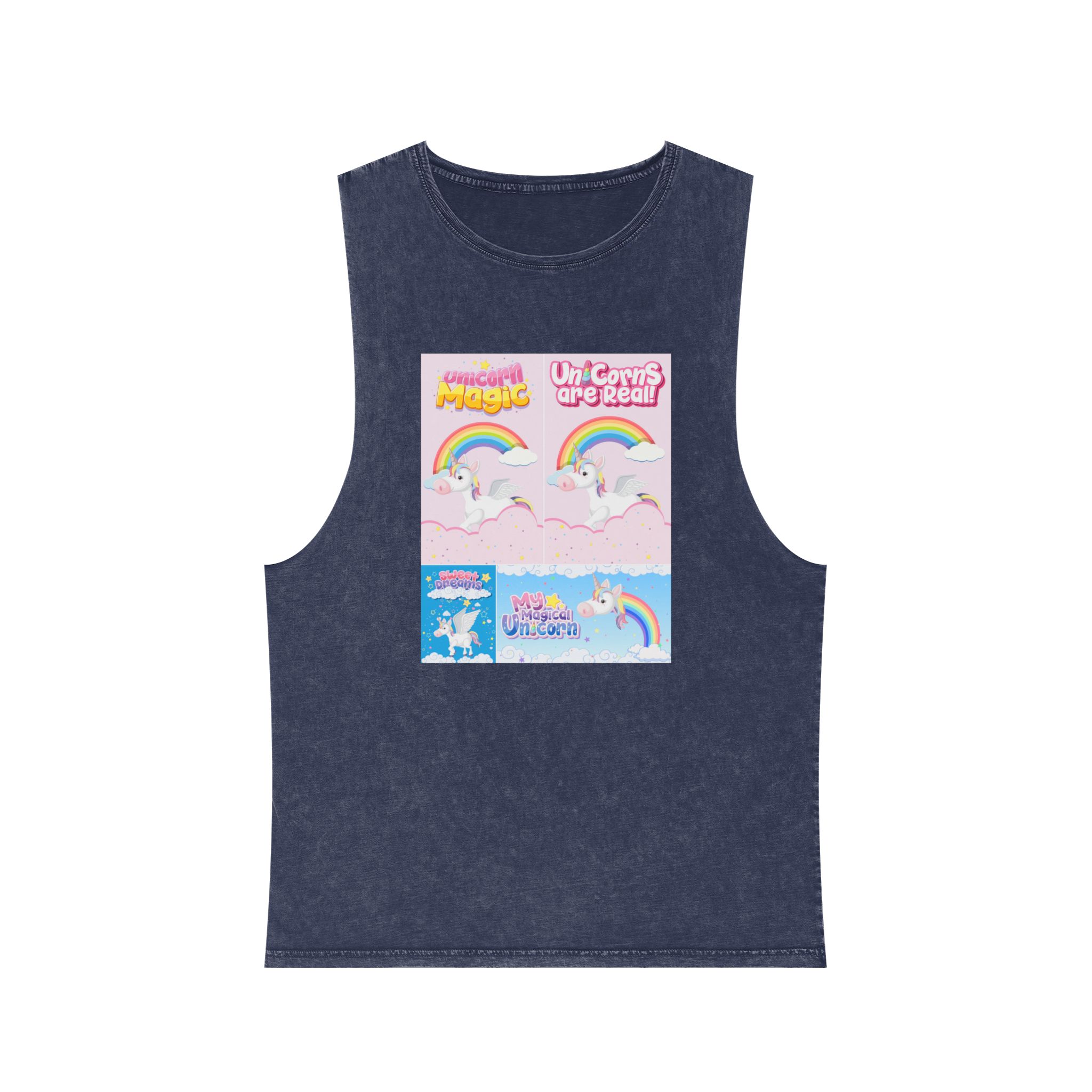 Unicorn V499 Unisex Stonewash Tank Top - Image 13