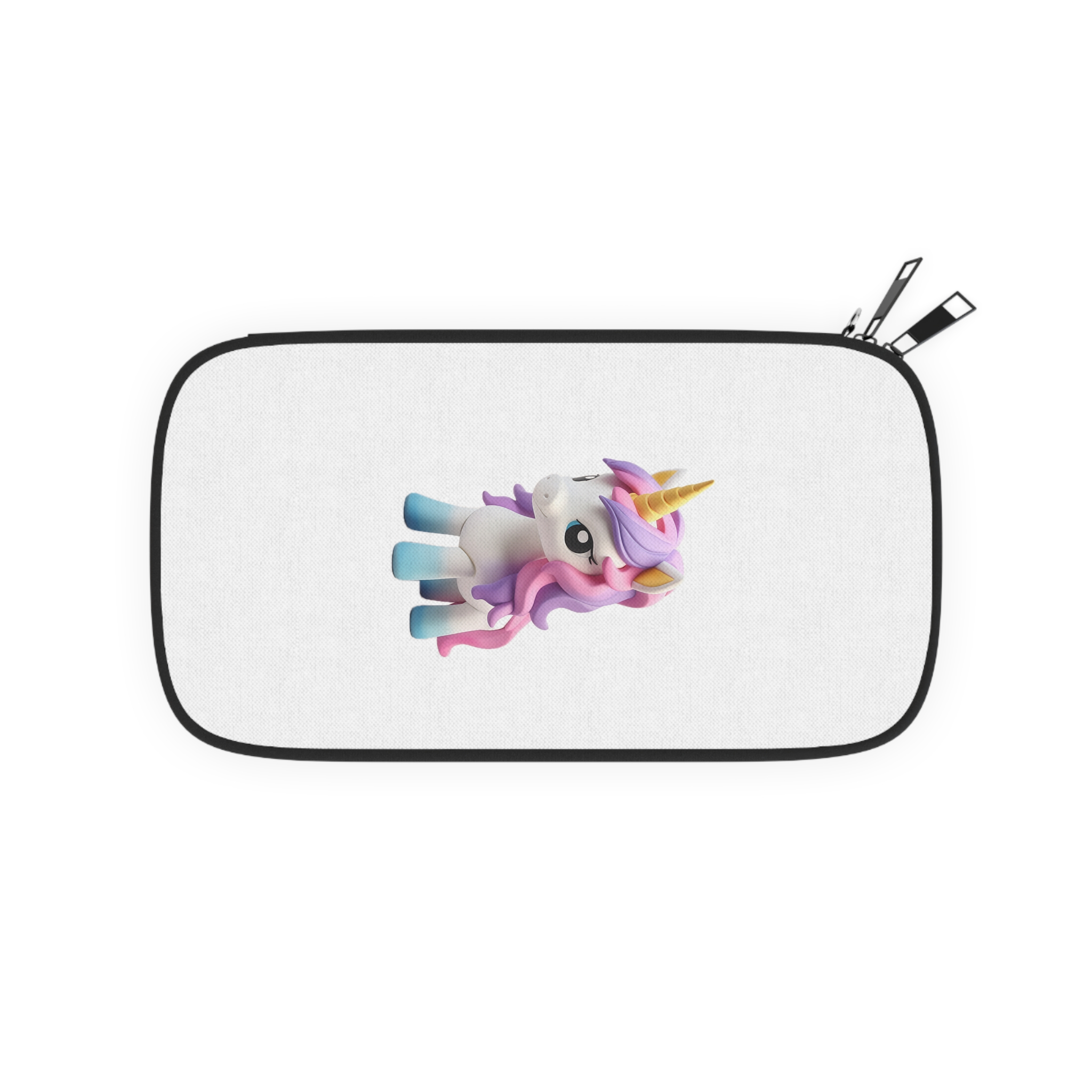 Mythical Unicorn Kids Figurine Style (5) Passport Wallet