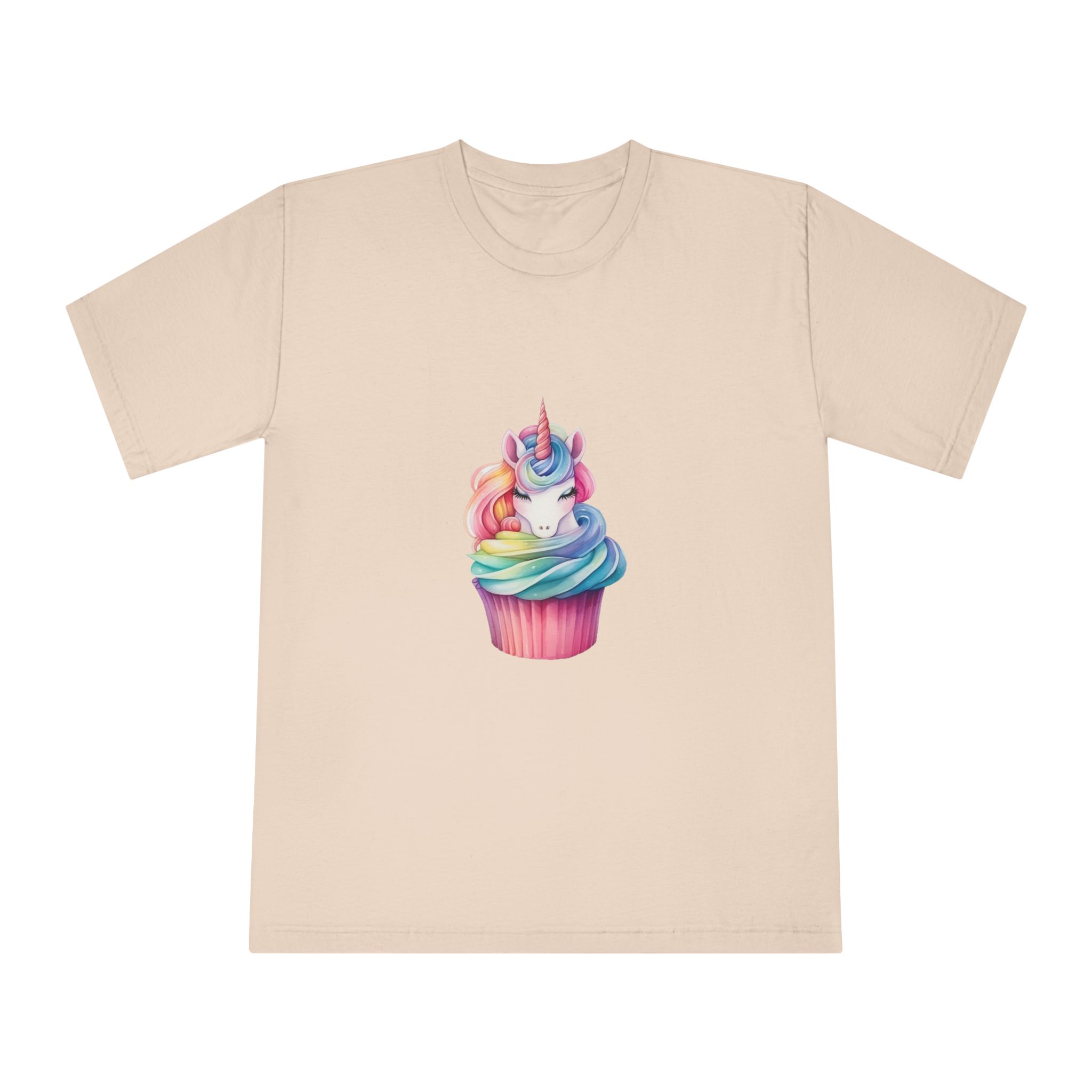 There Is Cupcake With Unicorn Face Top It Generative Ai Unisex Classic Crewneck T Shirt - Image 9