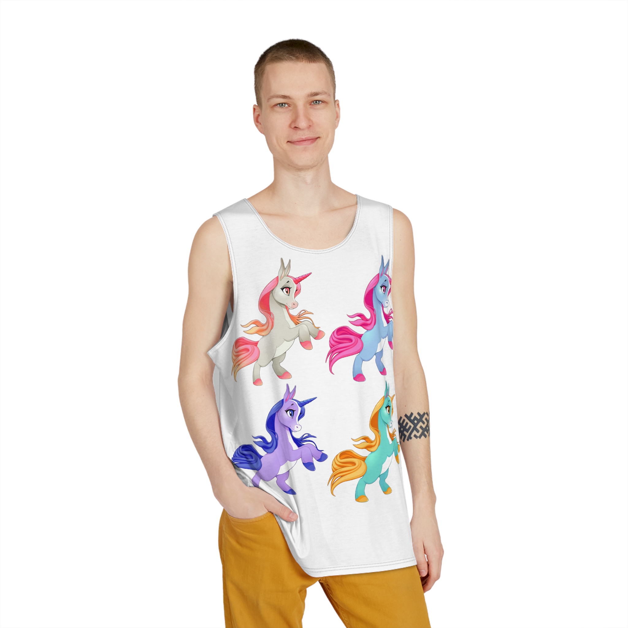 Unicorn V617 Mens Tank Aop - Image 3