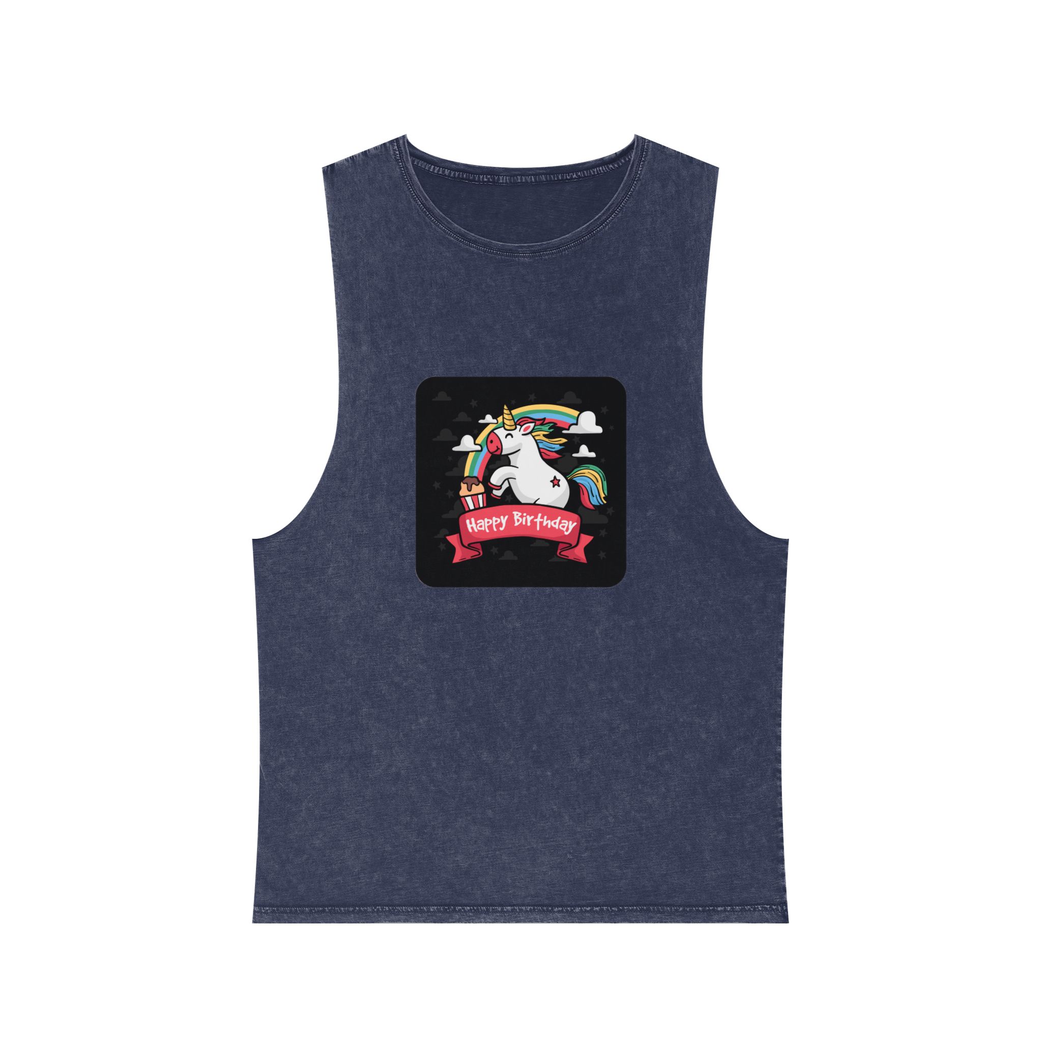 Unicorn V102 Unisex Stonewash Tank Top - Image 13