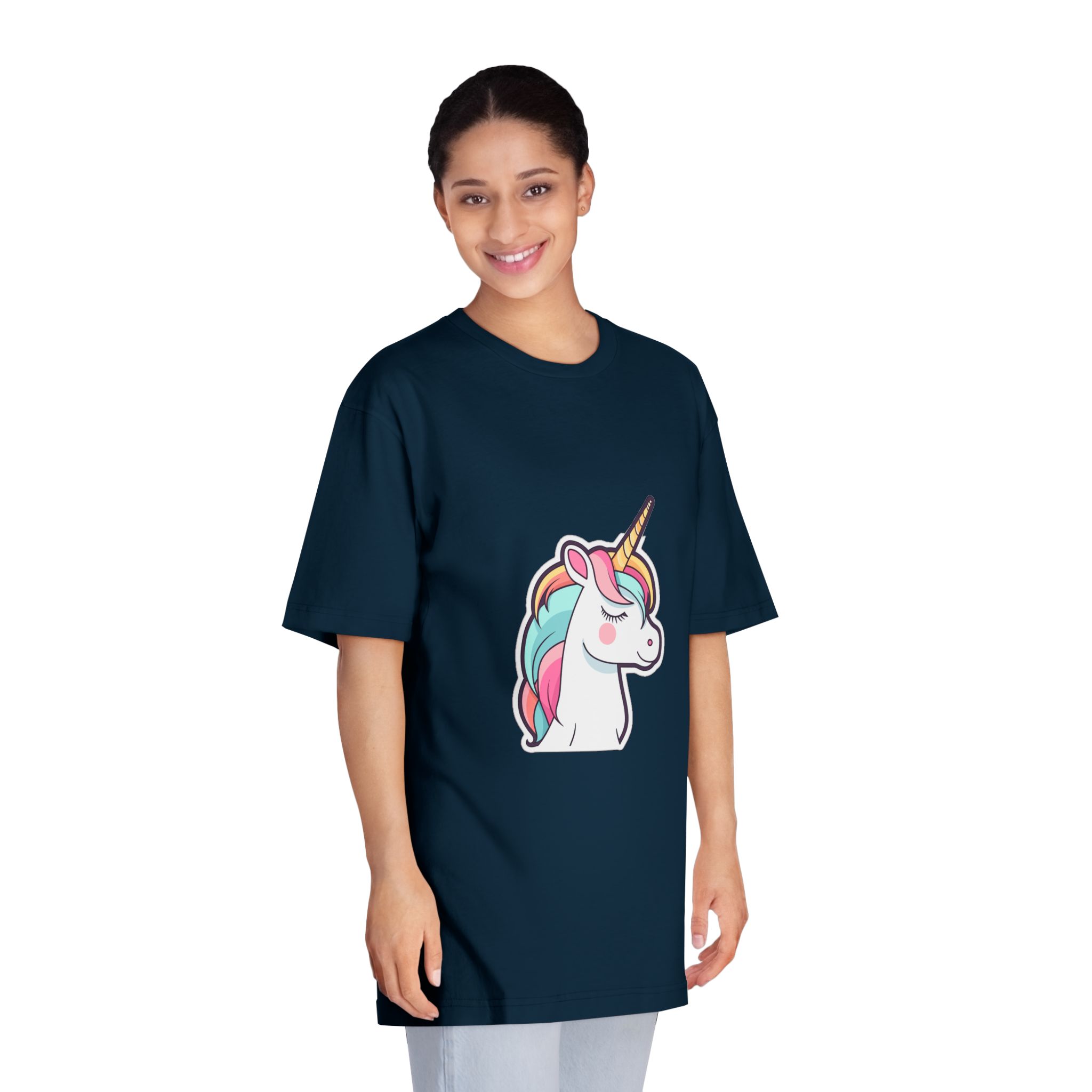 Unicorn Copy Unisex Classic Crewneck T Shirt - Image 19