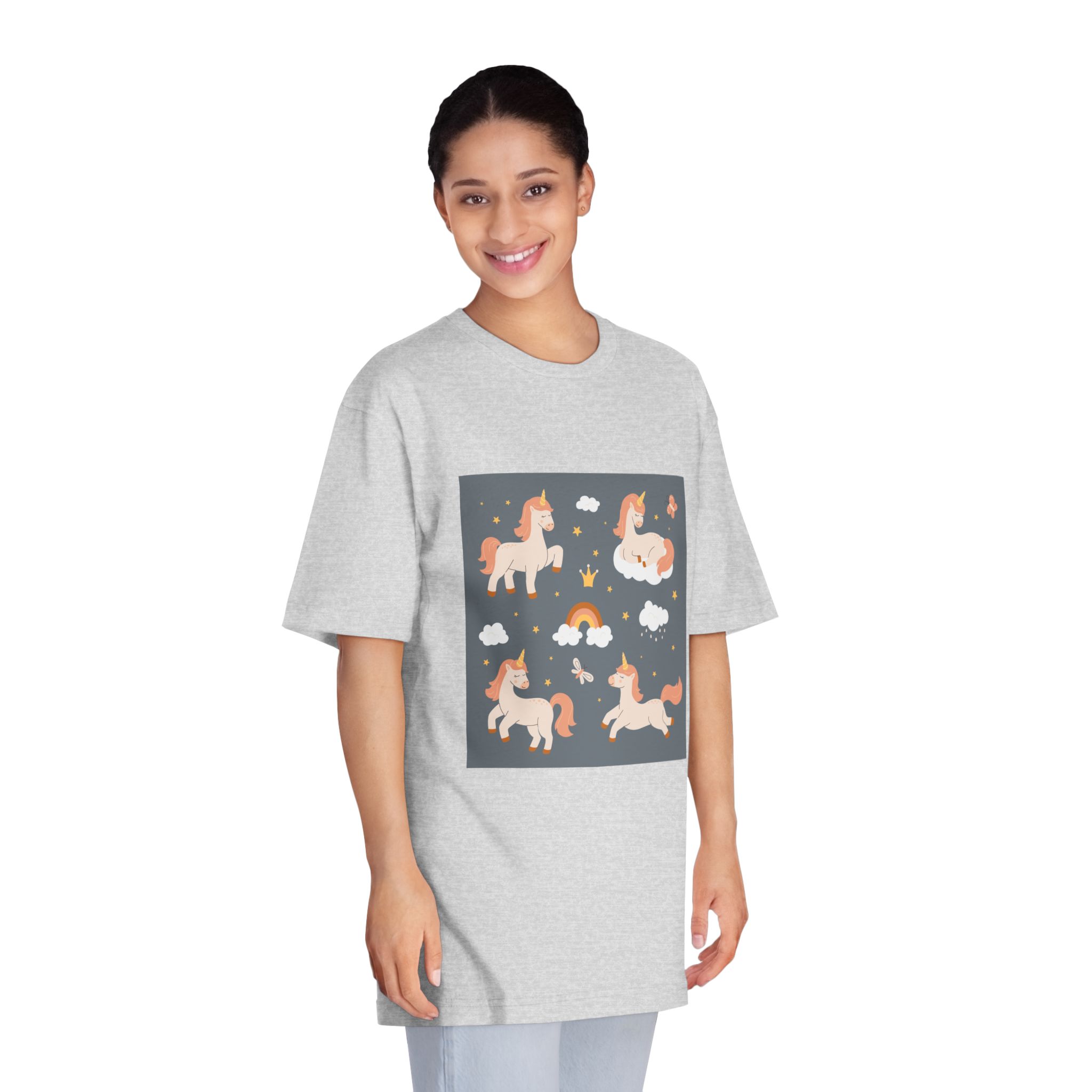 Unicorn V799 Unisex Classic Crewneck T Shirt - Image 15