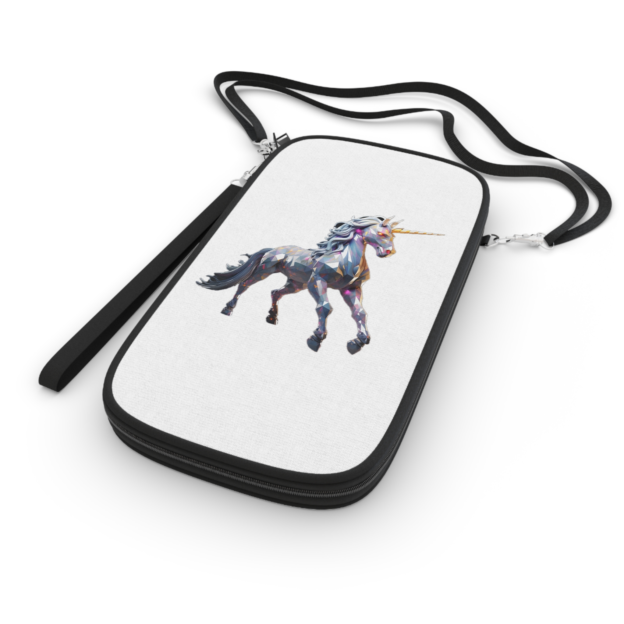 Mythical Unicorn Poly Style Passport Wallet - Image 3