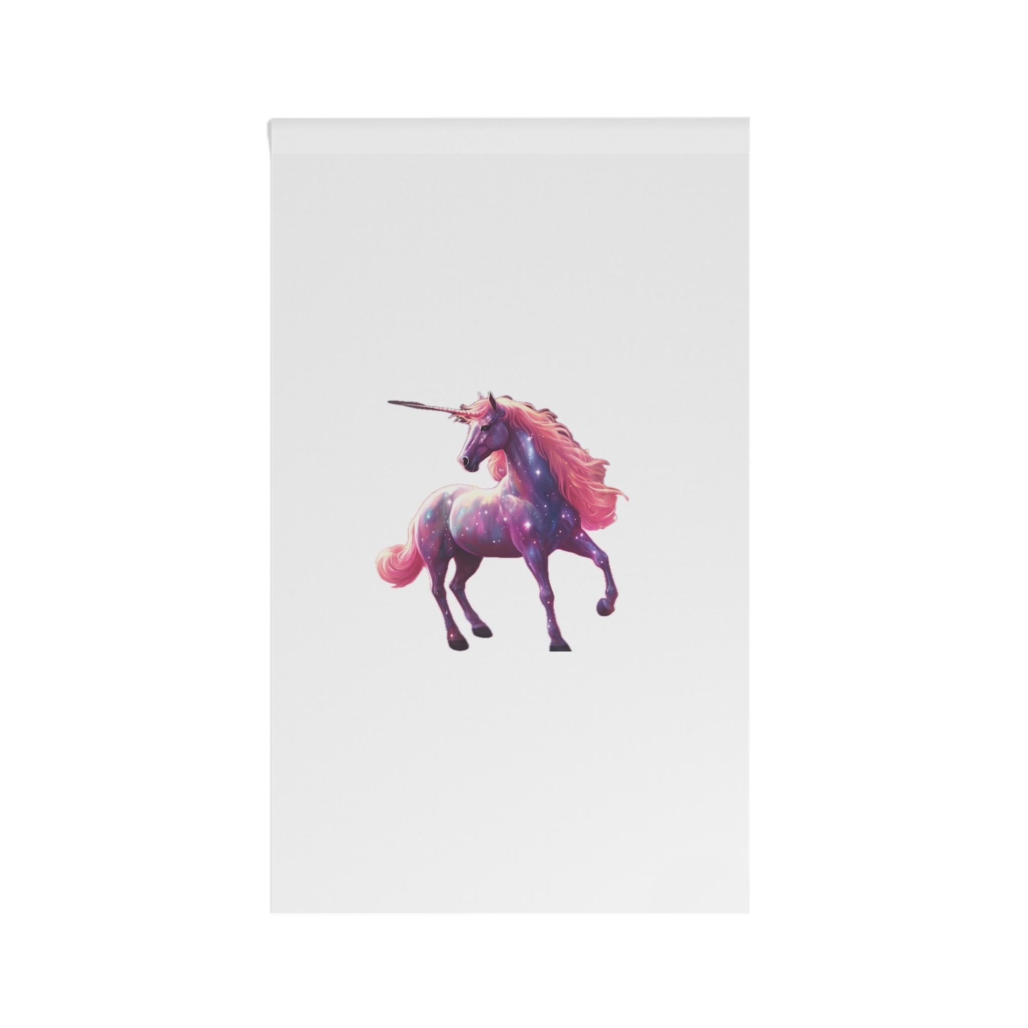 Unicorn With Pink Mane Stars It House Banner - Image 2