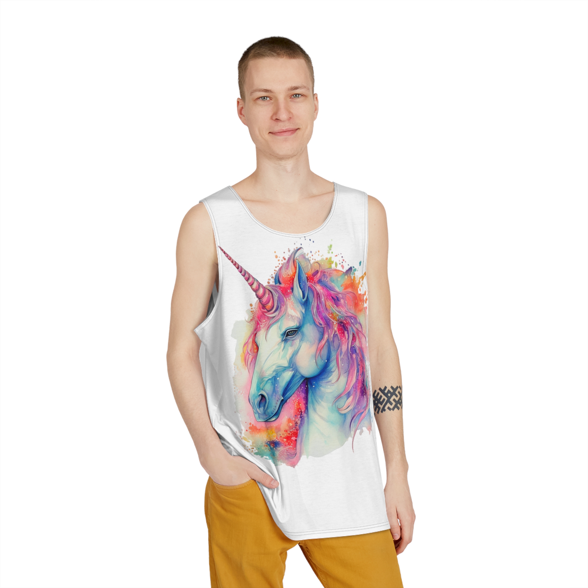 Unicorns 413 Mens Tank Aop - Image 3