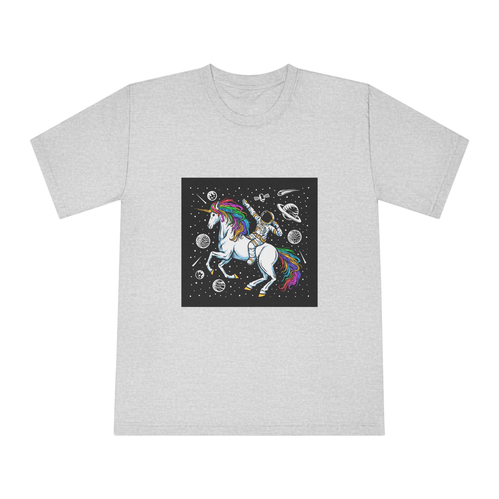 Astronaut Unicorn Unisex Classic Crewneck T Shirt - Image 13