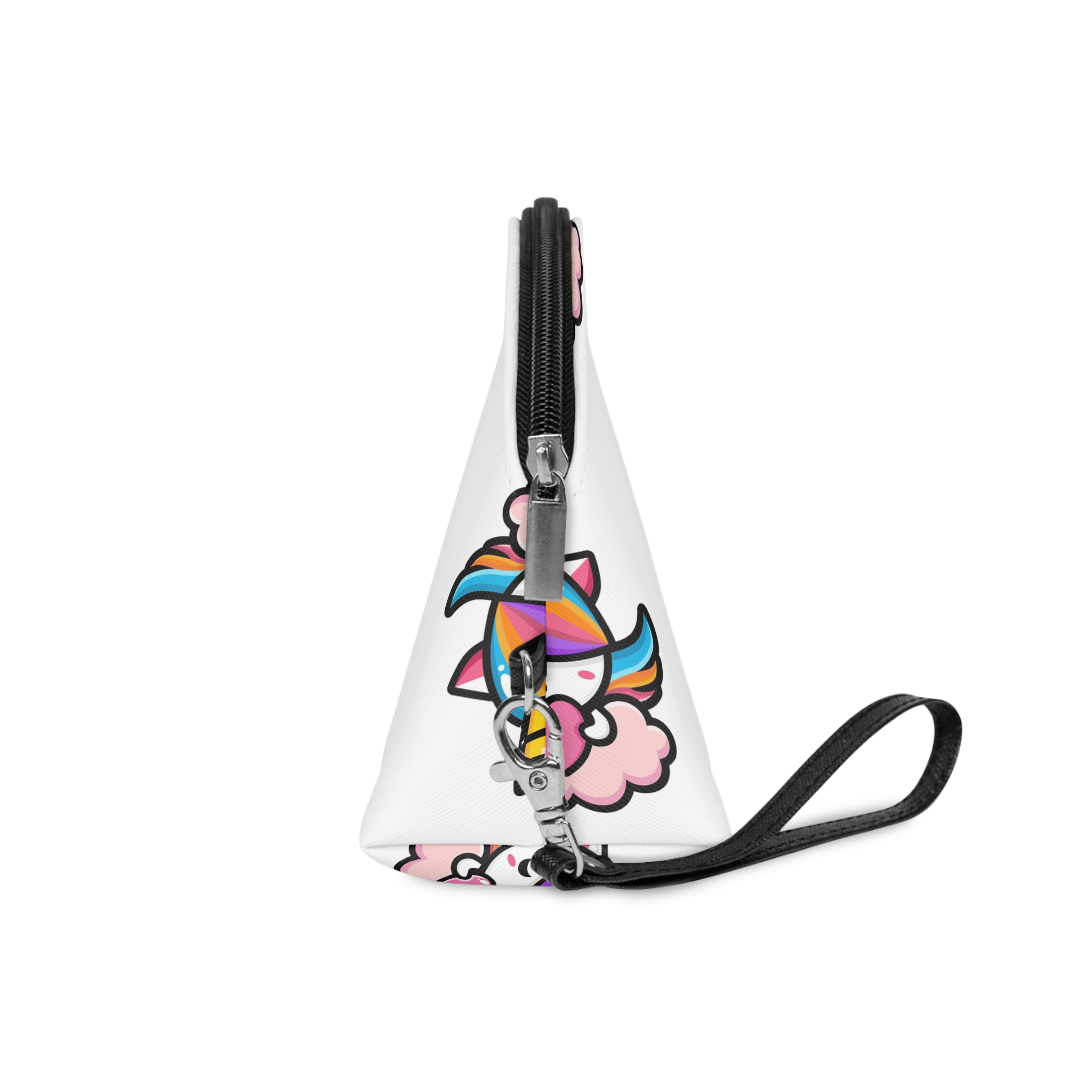 Cute Unicorn Mascot Design (6) Makeup Bag - Image 3