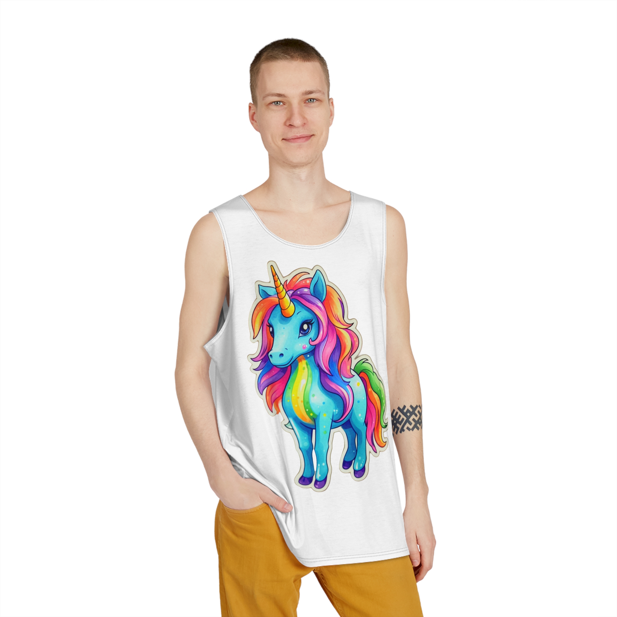 Unicorns 318 Mens Tank Aop - Image 3