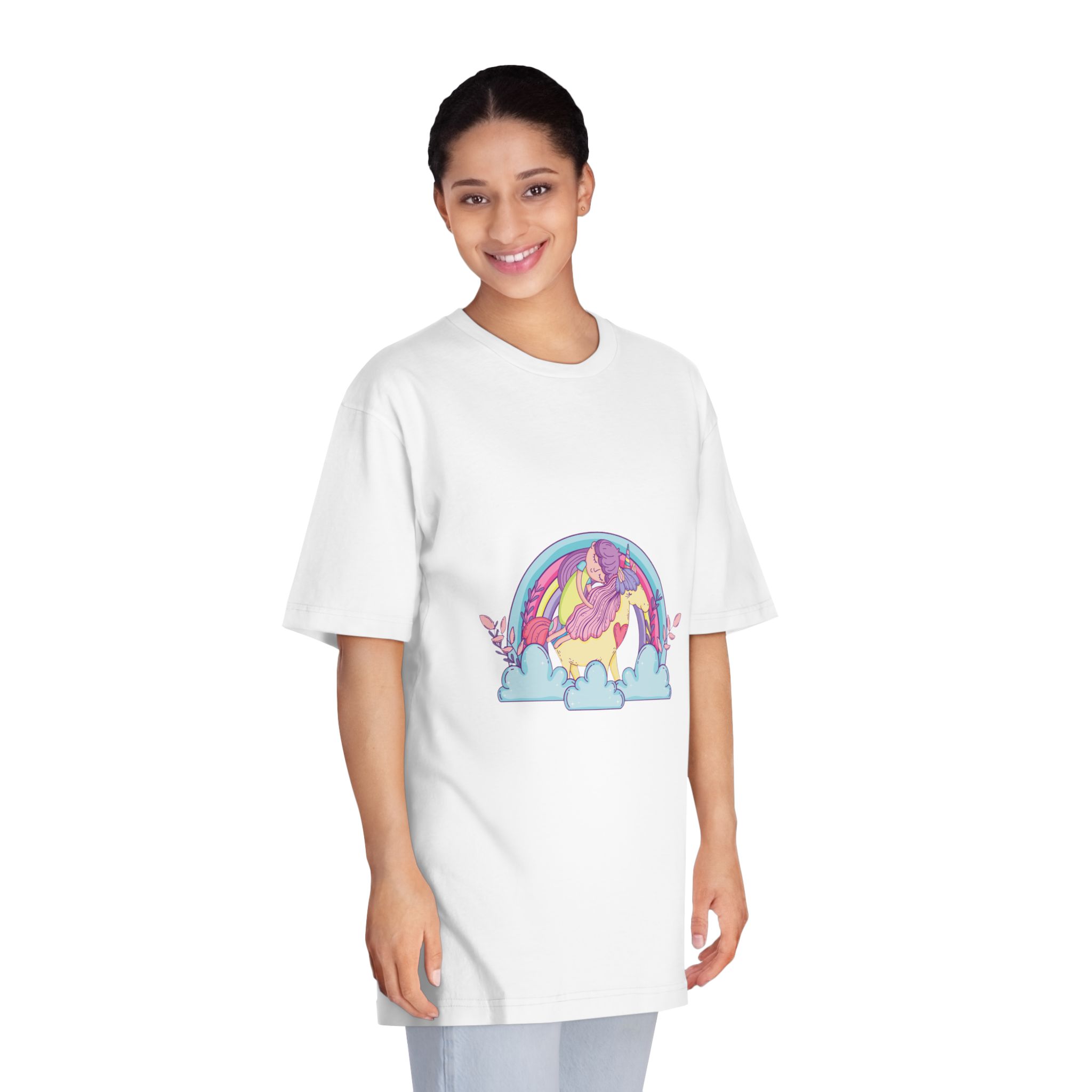 Unicorns 77 Unisex Classic Crewneck T Shirt - Image 3