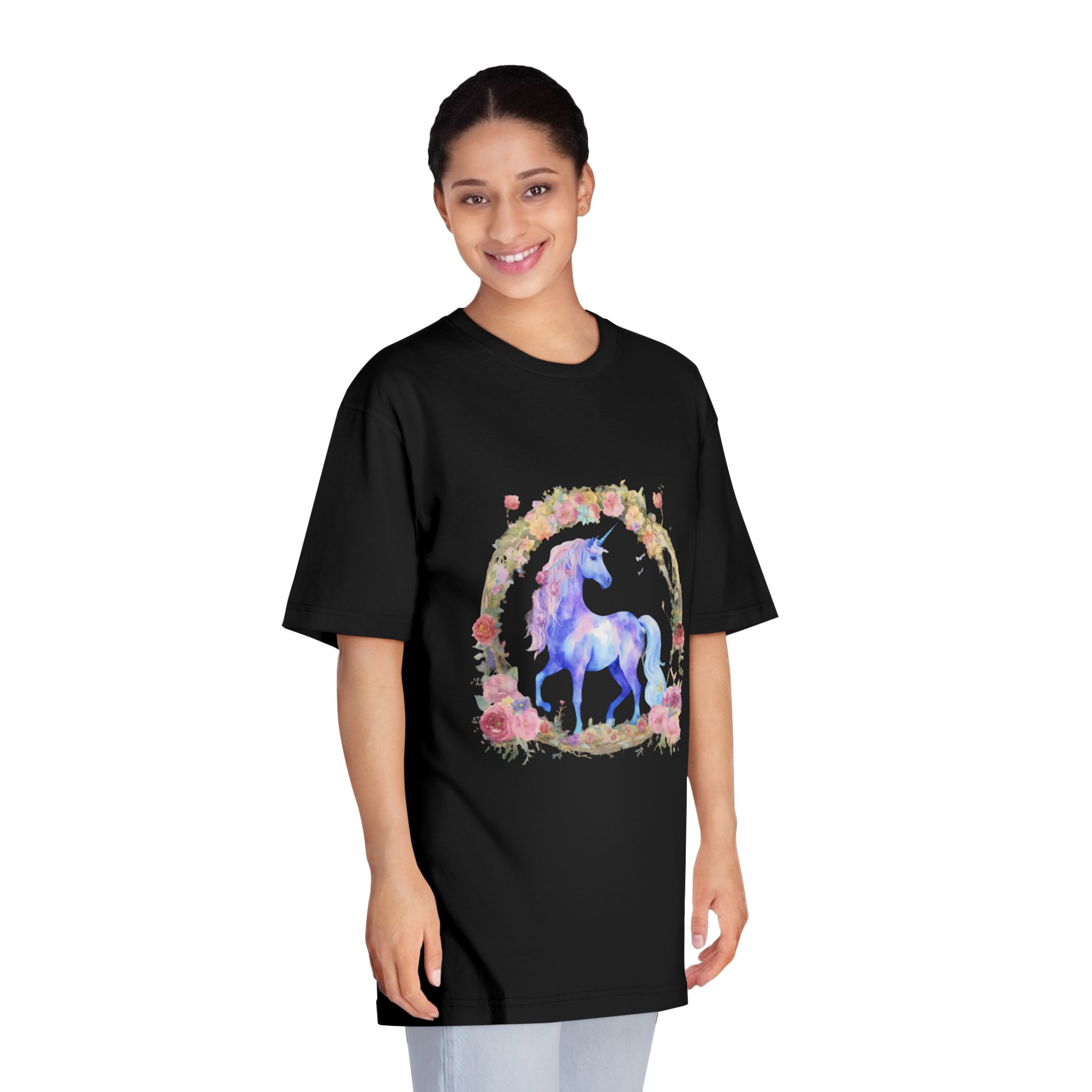 Unicorns 402 Unisex Classic Crewneck T Shirt - Image 7