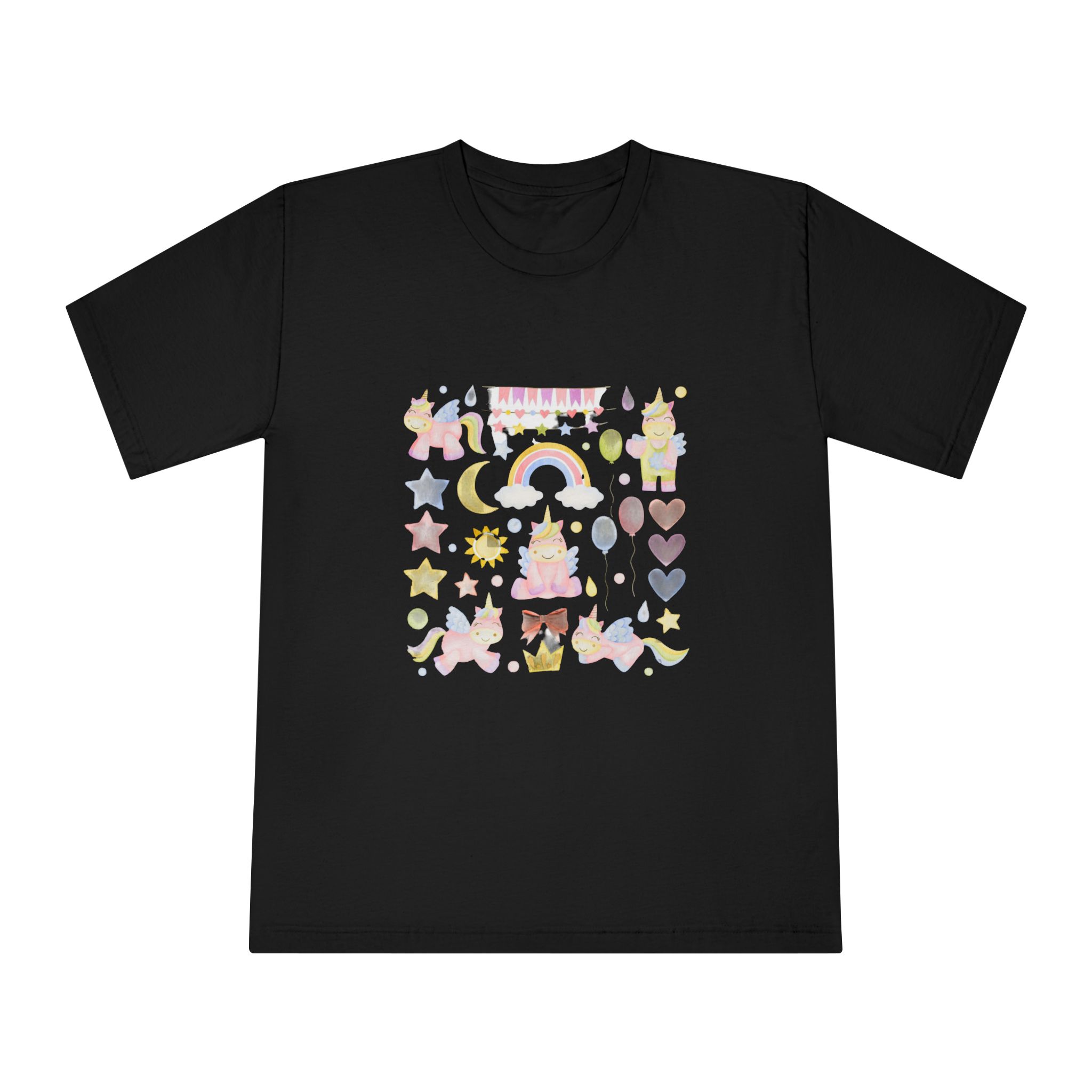 Unicorns 138 Unisex Classic Crewneck T Shirt - Image 5