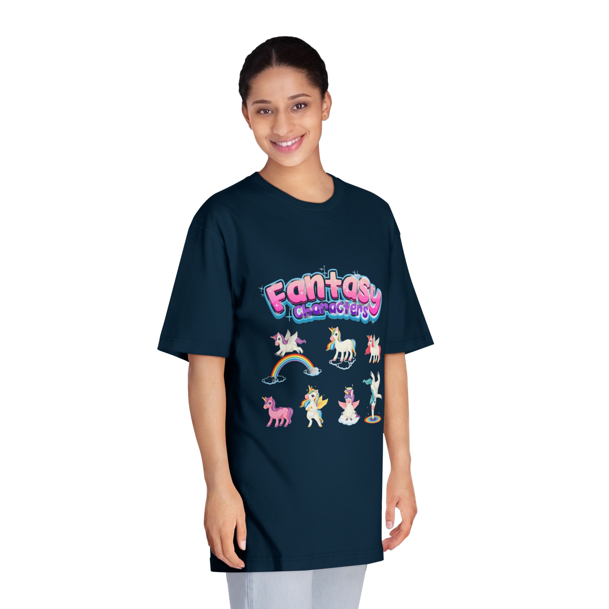 Unicorn V751 Unisex Classic Crewneck T Shirt - Image 19