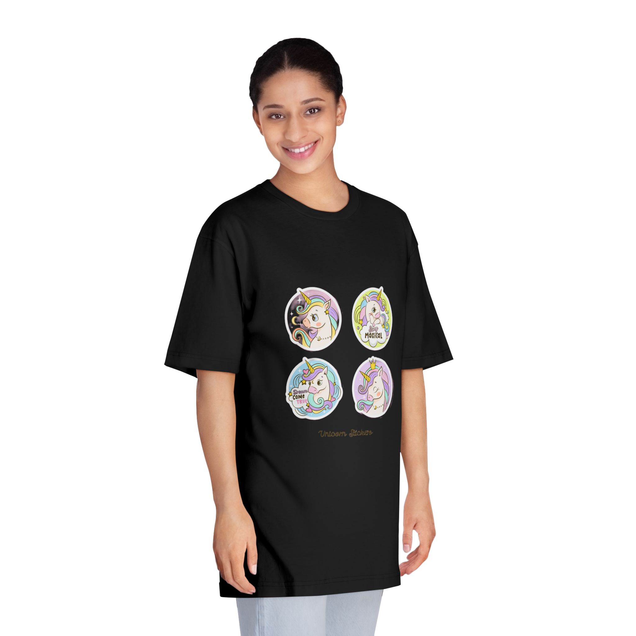 Unicorn V763 Unisex Classic Crewneck T Shirt - Image 7