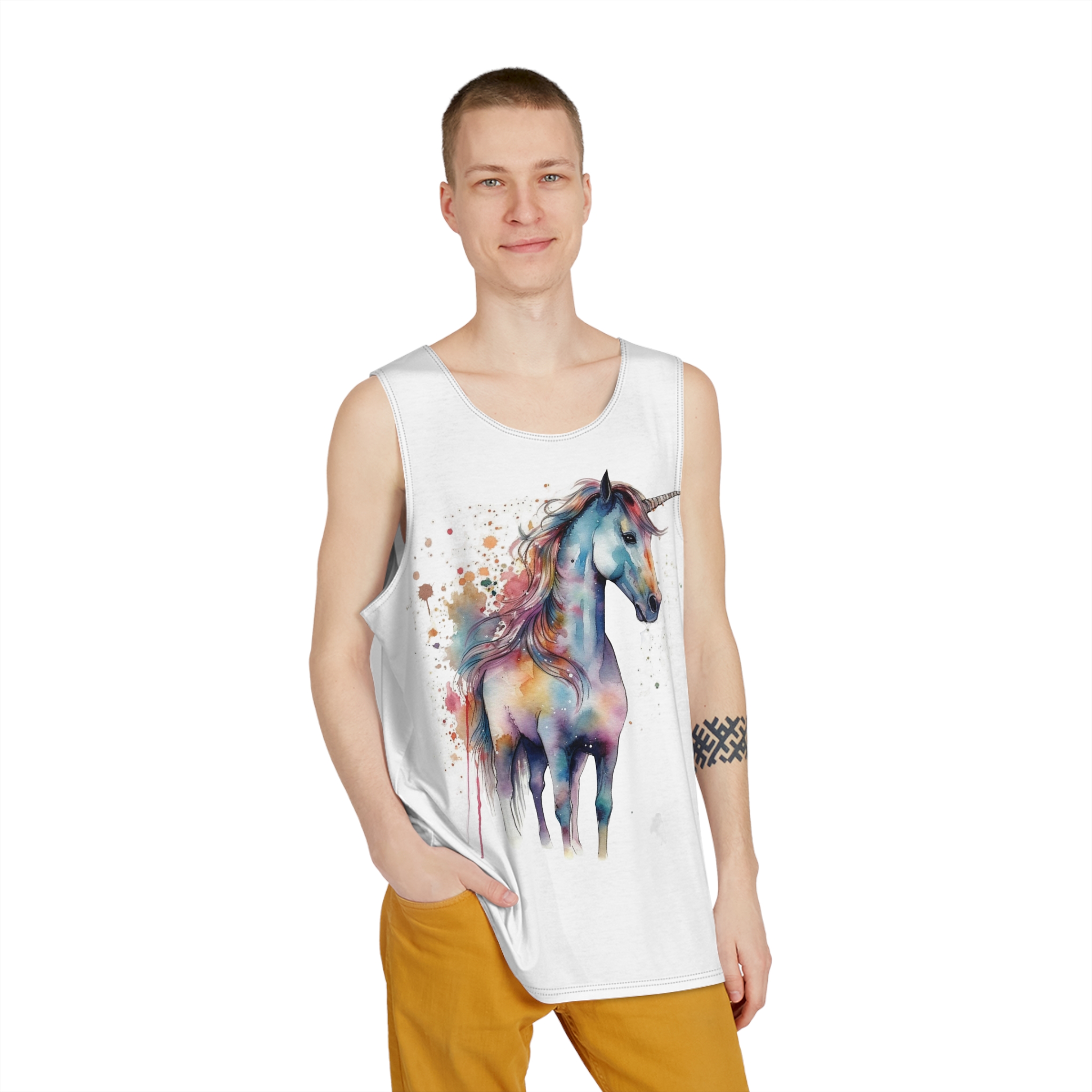 Unicorns 175 Mens Tank Aop - Image 3