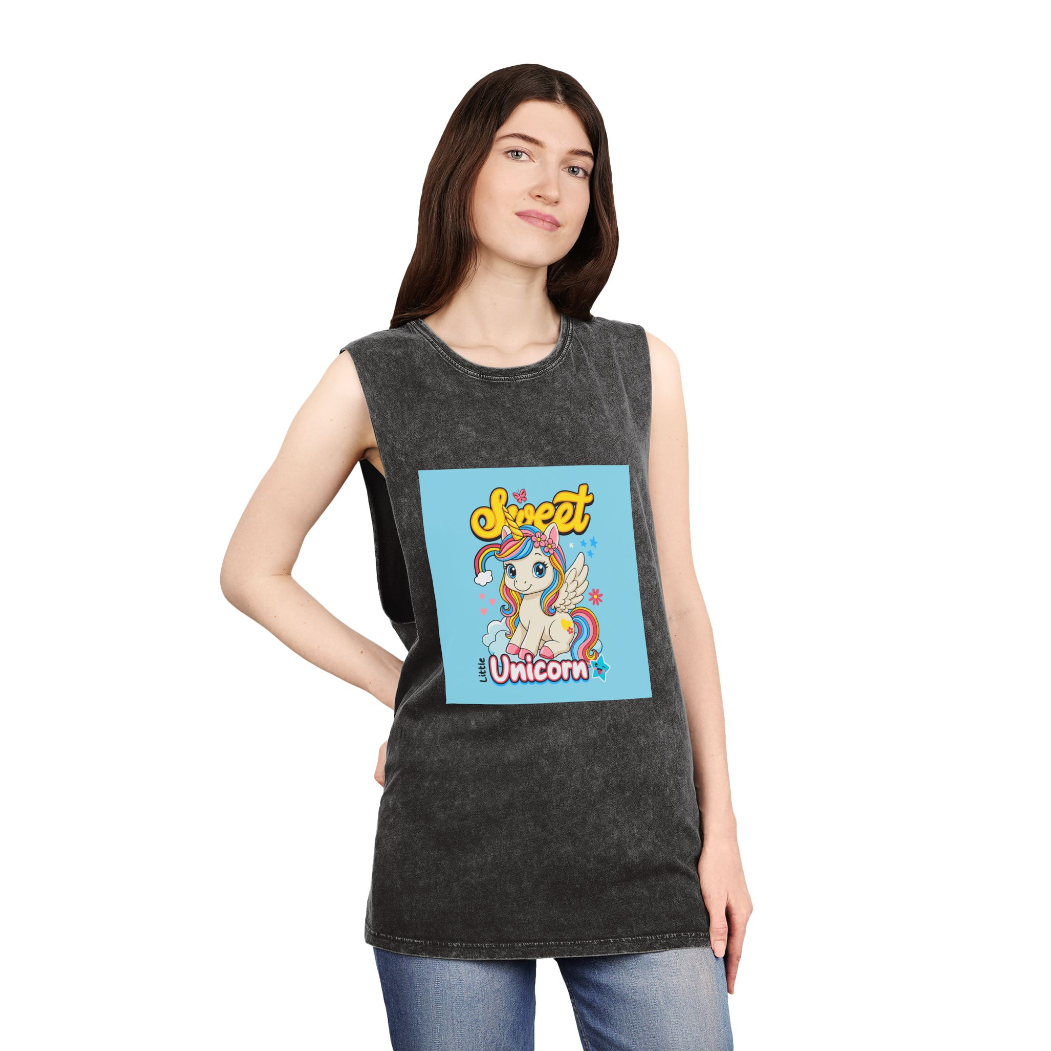 Original Design 2E512B Unisex Stonewash Tank Top - Image 4