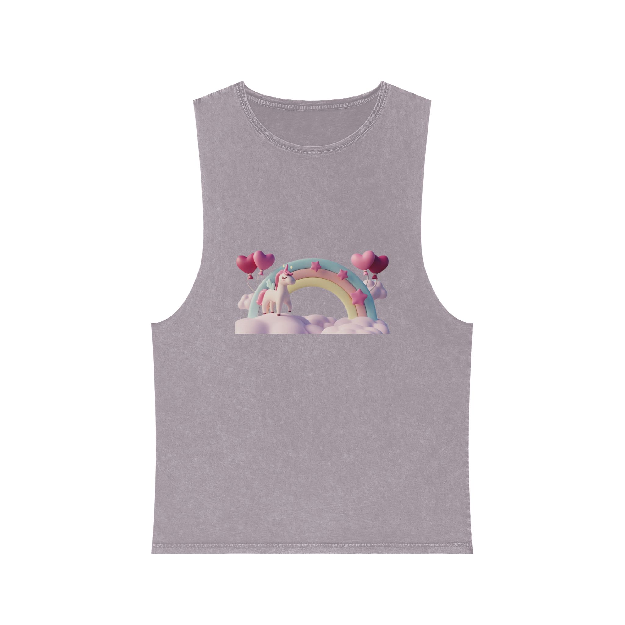 Unicorn V428 Unisex Stonewash Tank Top - Image 17