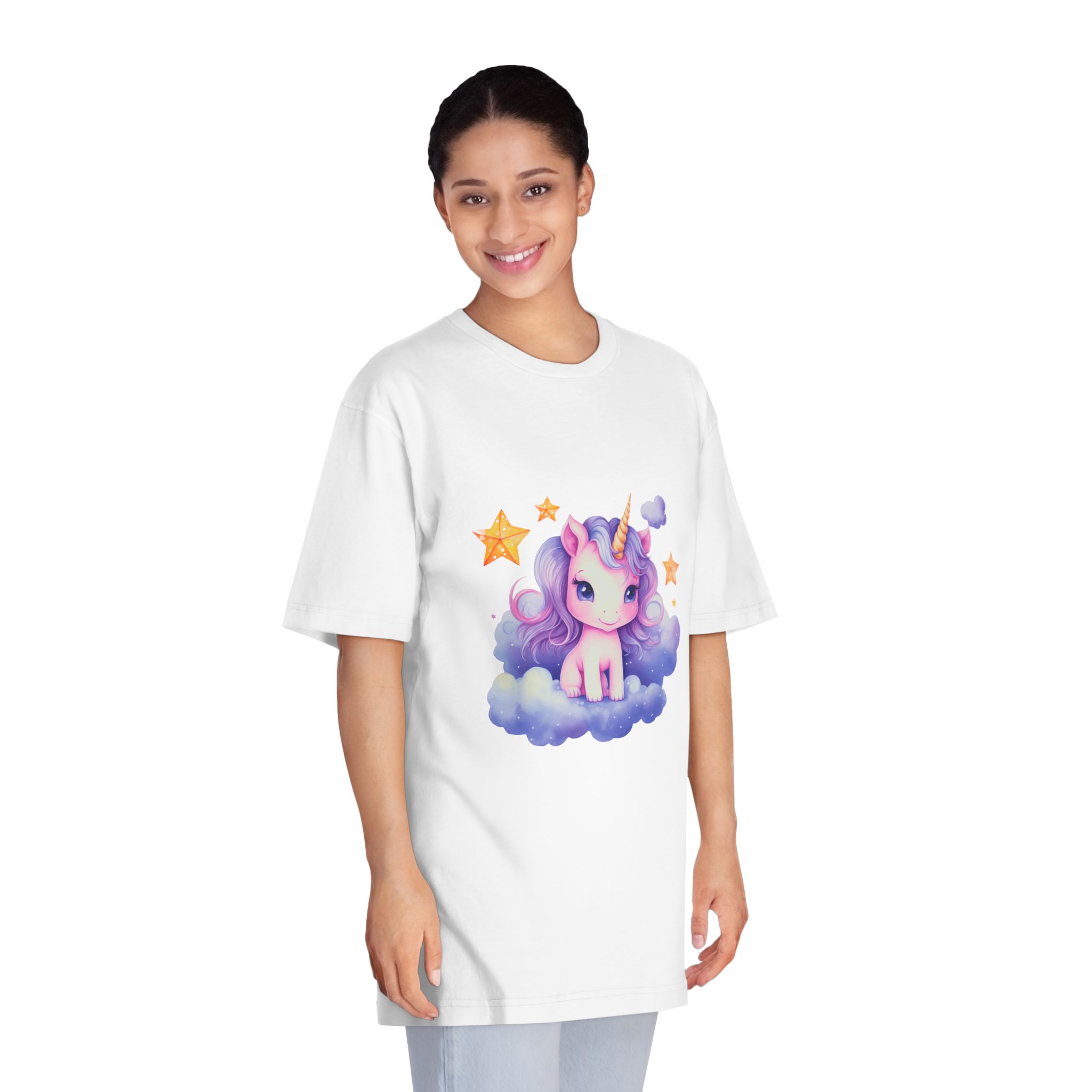 Unicorns 329 Unisex Classic Crewneck T Shirt - Image 3