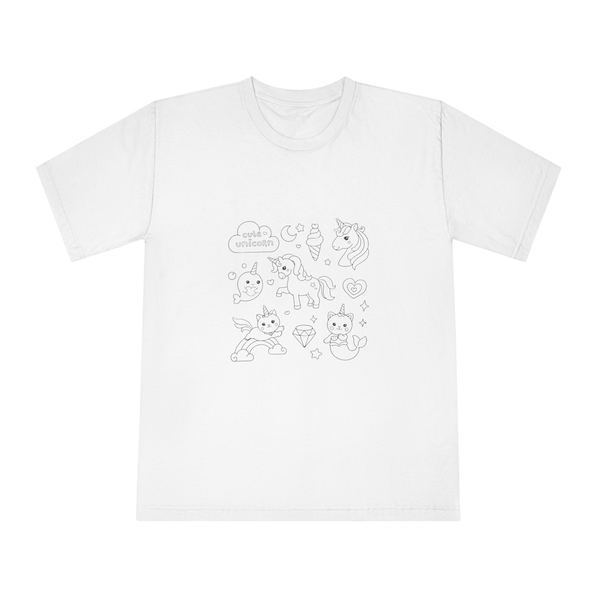 Unicorn V694 Unisex Classic Crewneck T Shirt