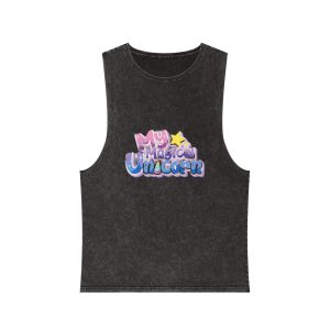 My Magical Unicorn Unisex Stonewash Tank Top