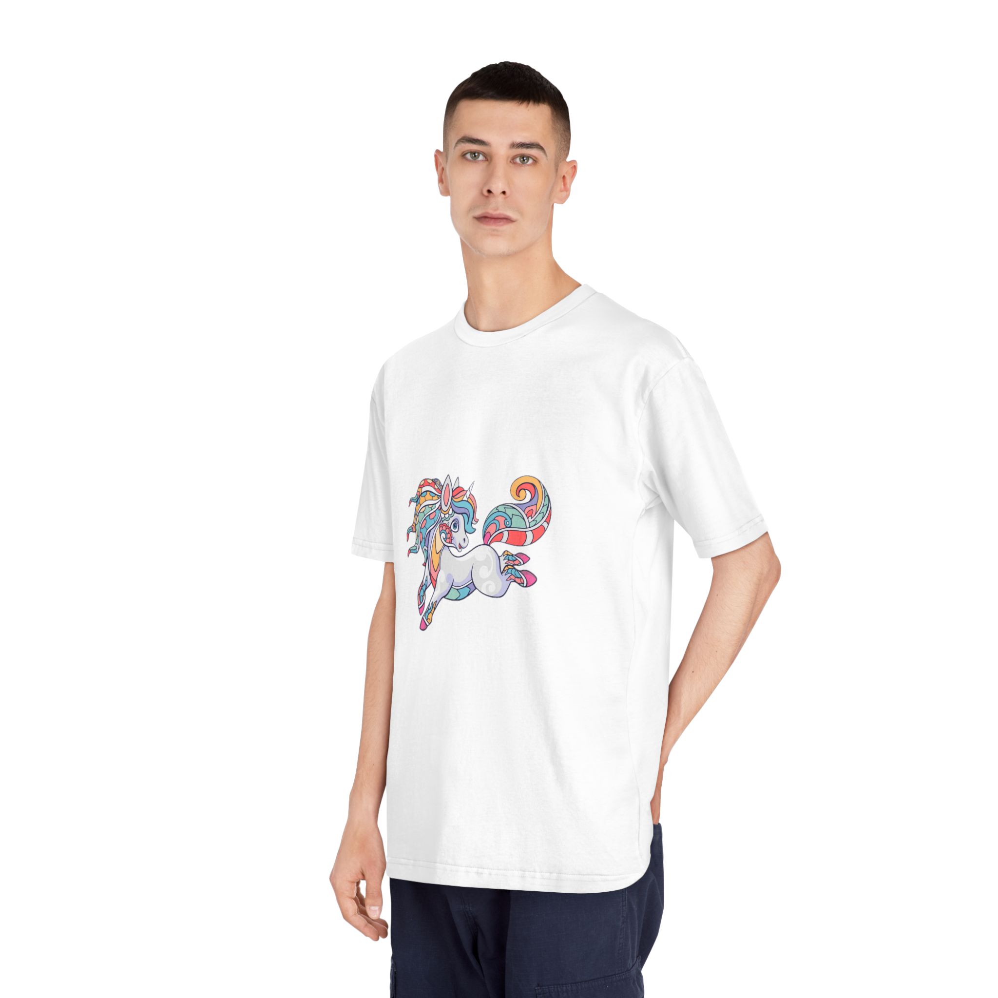 Unicorn V871 Unisex Classic Crewneck T Shirt - Image 4