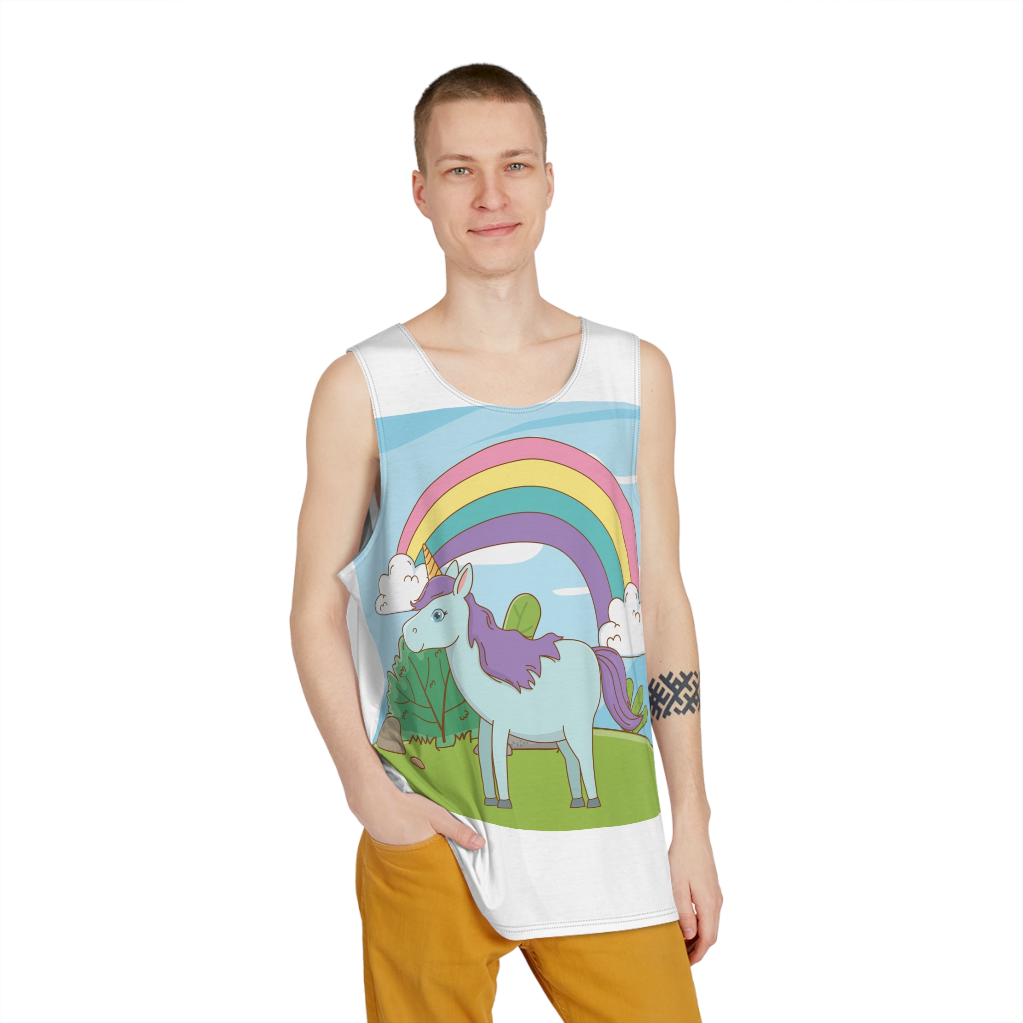 Unicorn V334 Mens Tank Aop - Image 3