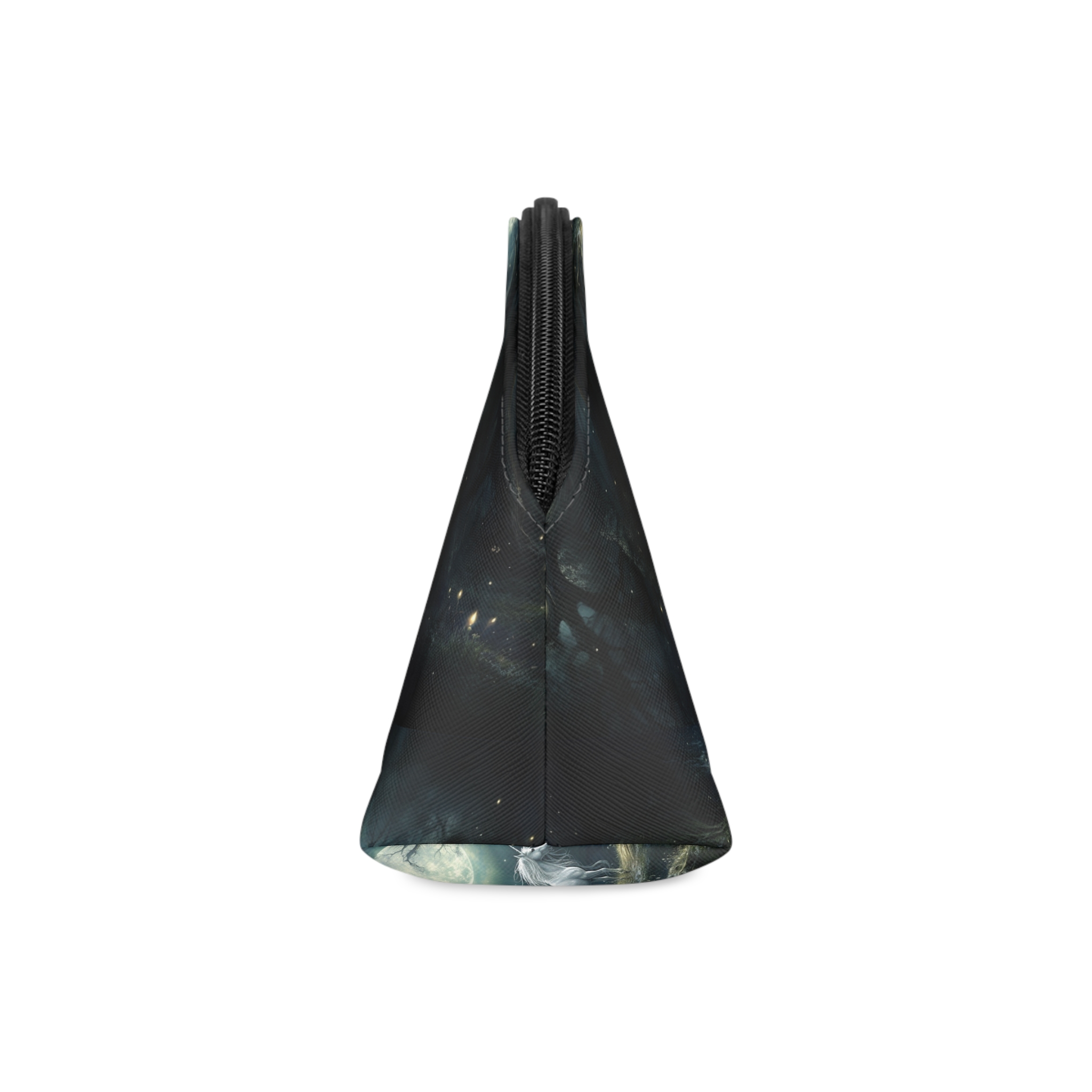 Unicorn Forest With Full Moon Background Makeup Bag - Image 4