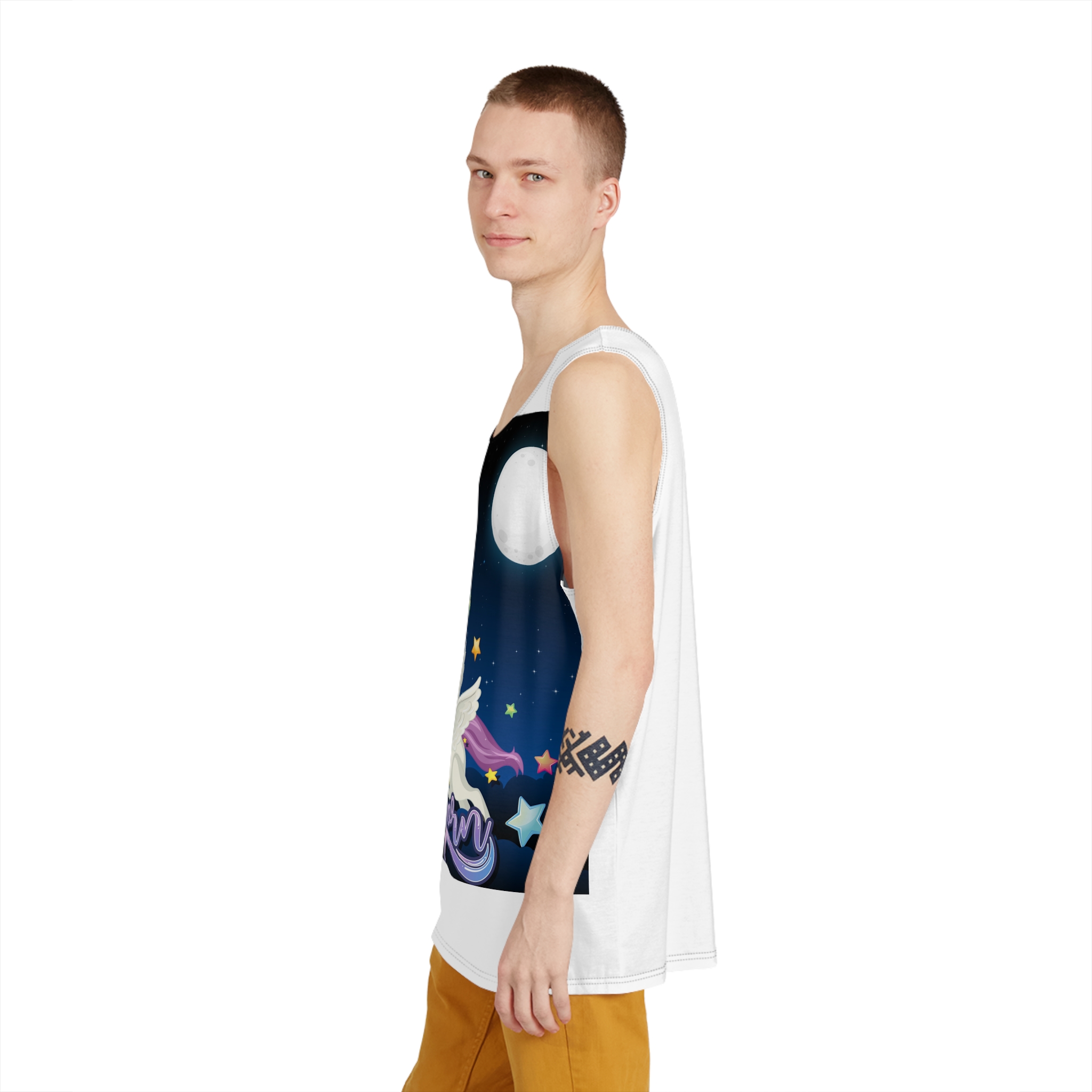 Unicorn V456 Mens Tank Aop