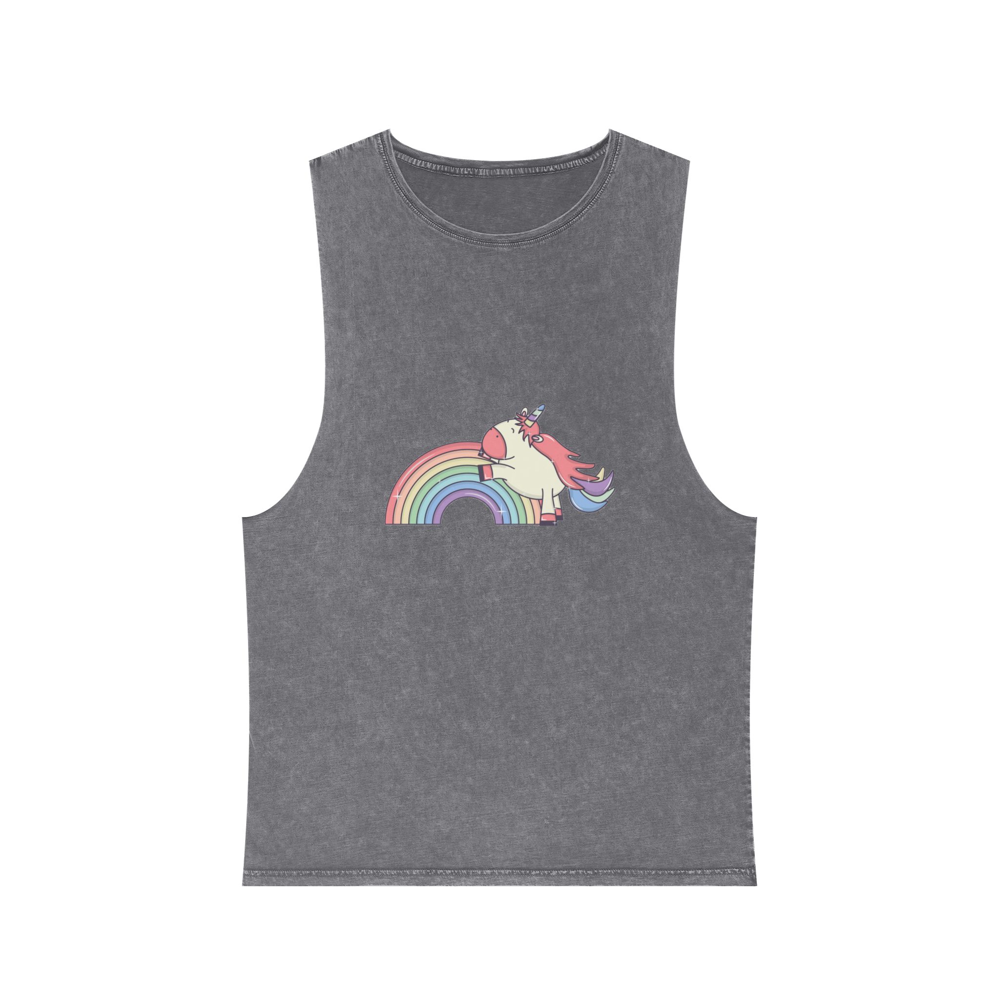 Unicorn V338 Unisex Stonewash Tank Top - Image 9