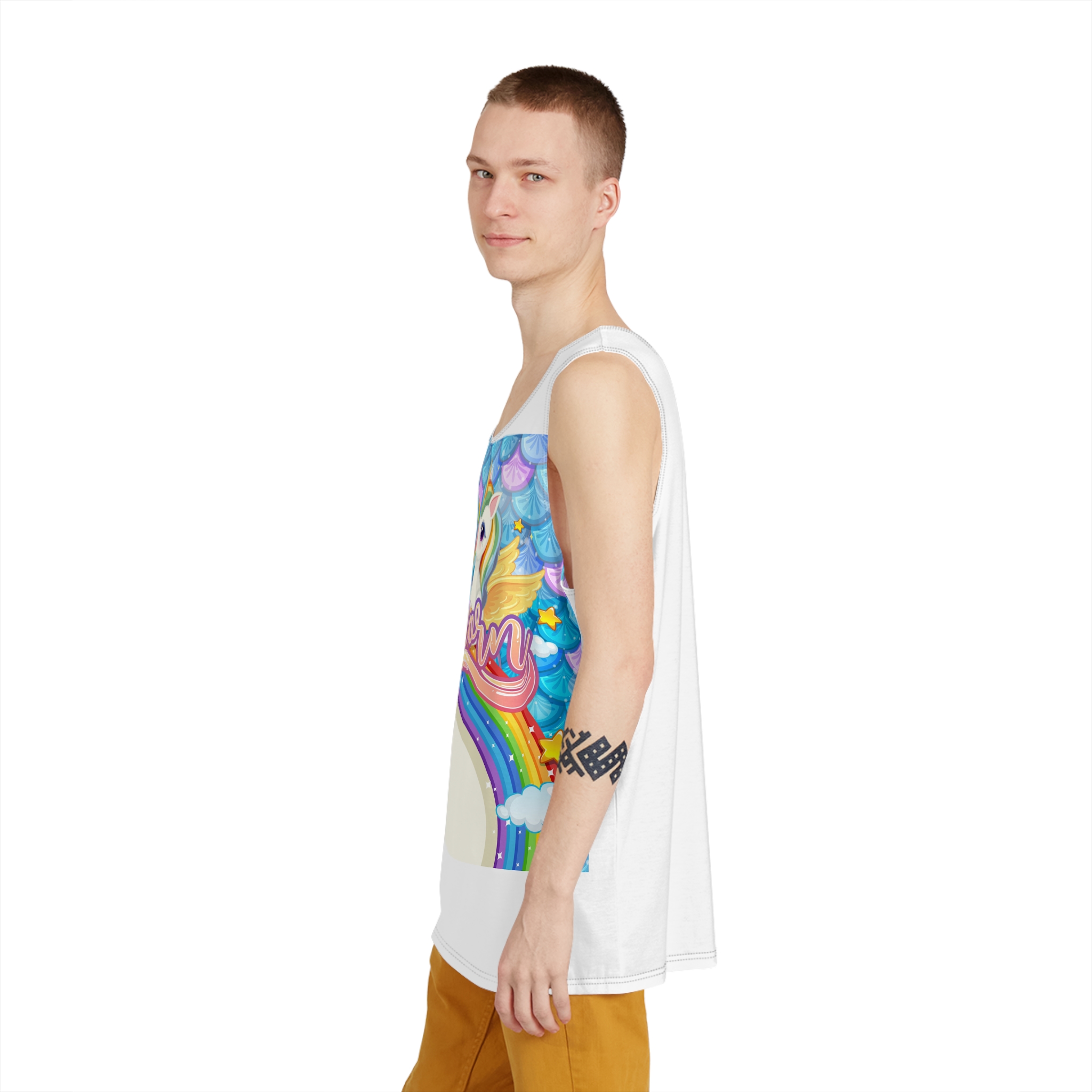 Unicorn V600 Mens Tank Aop