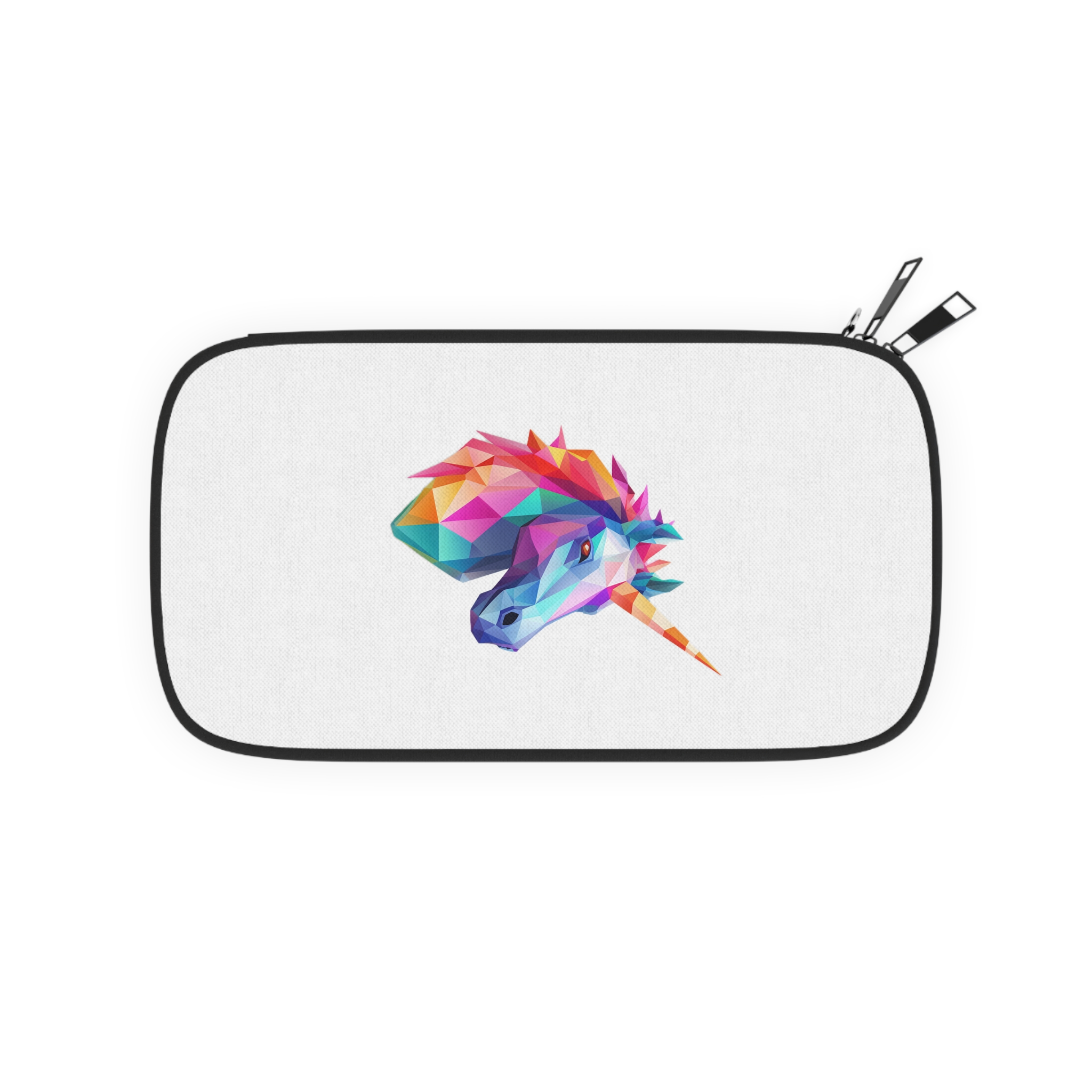 Mythical Unicorn With Poly Style (1) Passport Wallet