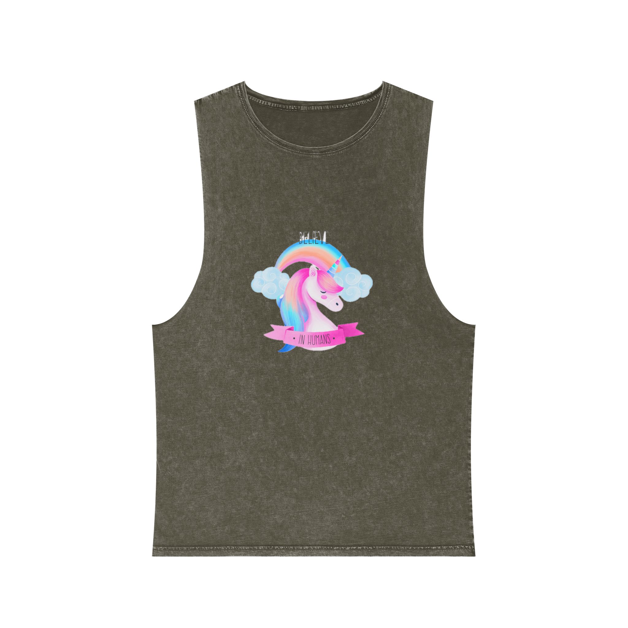 Unicorn V336 Unisex Stonewash Tank Top - Image 5