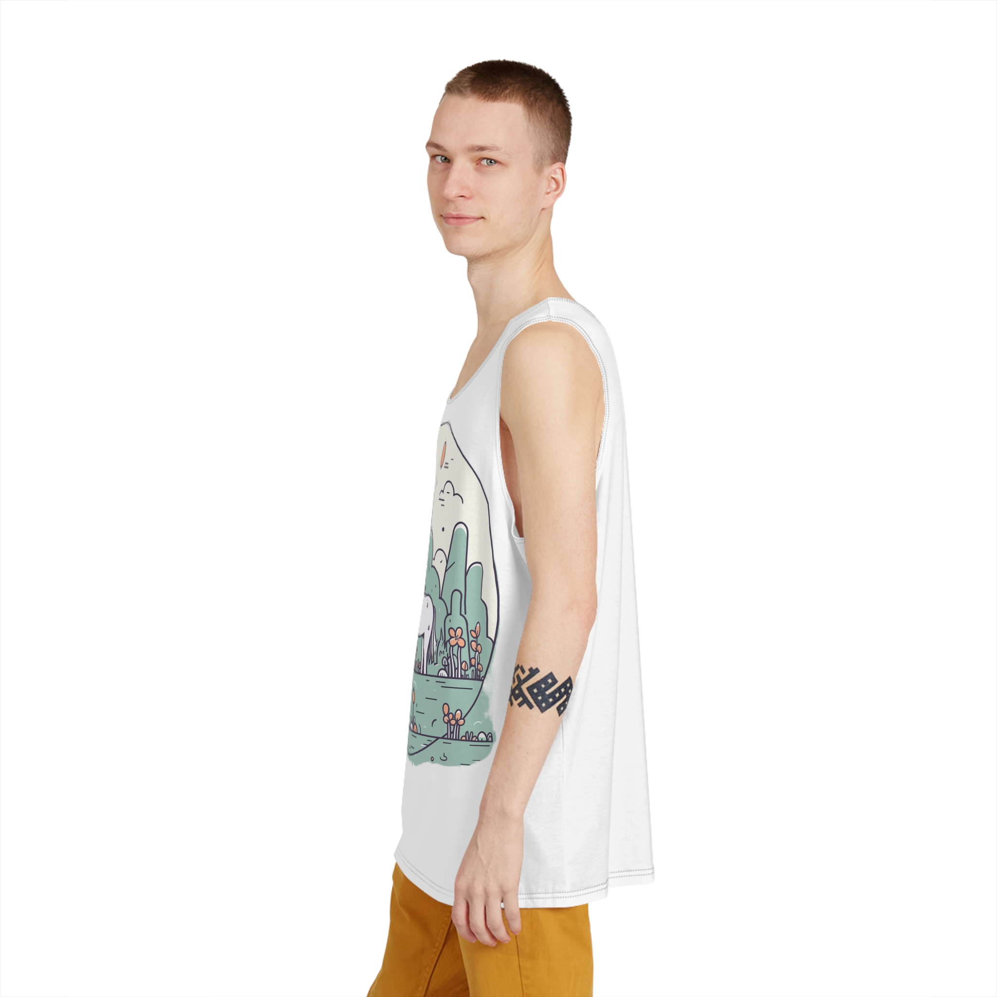Unicorns 5 Mens Tank Aop